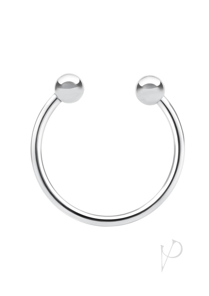 Premium 32mm Blue Line Bull Nose Glans Ring - Surgical Stainless Steel Cock Ring for Men's Enhancement & Intimate Pleasure - Perfect for Couples Play & Sensual Exploration