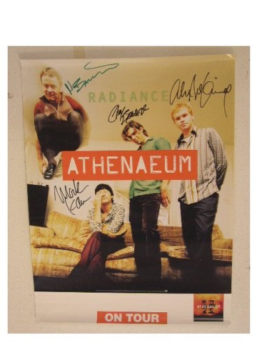 Athenaeum Poster Band Shot Signed Autograph Radiance - Authentic Collectible Music Memorabilia for Fans & Decor