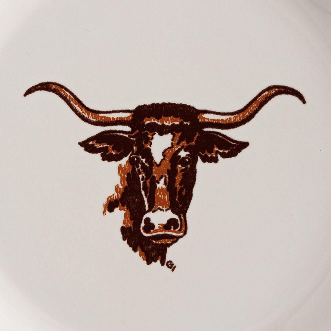 Premium Longhorn China Luncheon Plates - Elegant 10.5