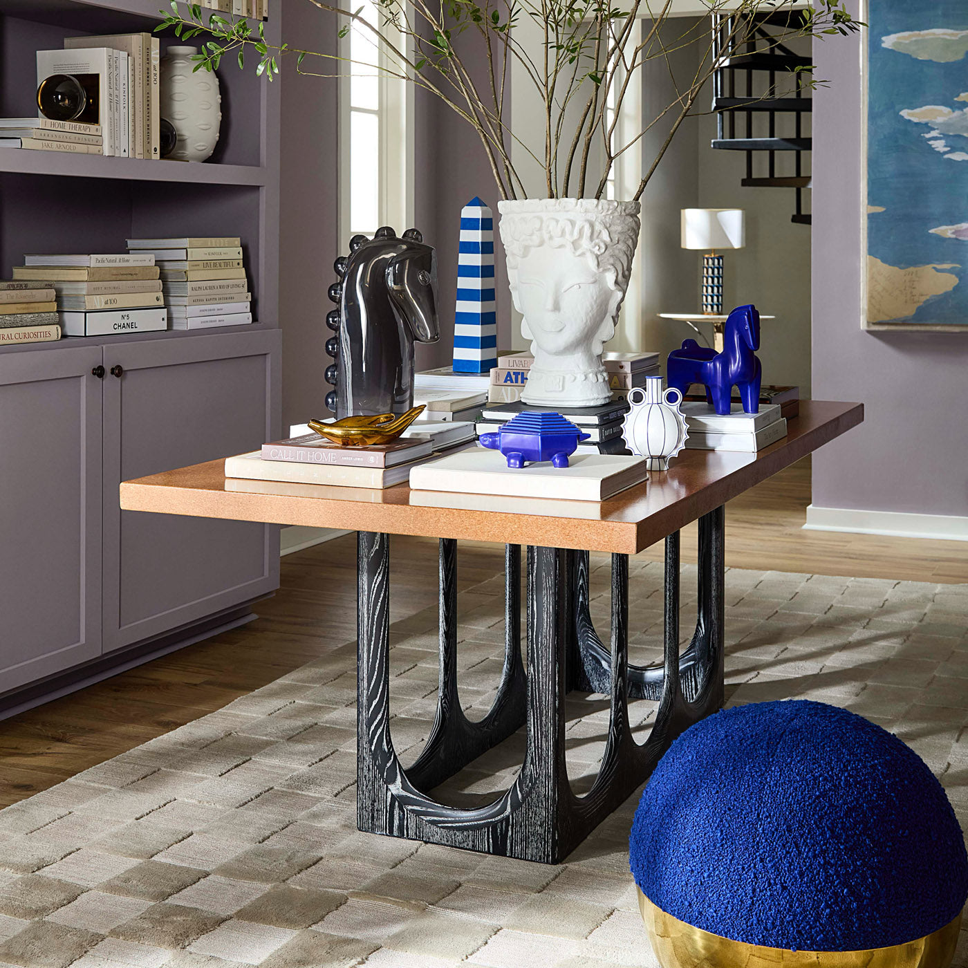 Coliseum Dining Table - Elegant Solid Wood Dining Table for 6 - Perfect for Family Gatherings & Dinner Parties