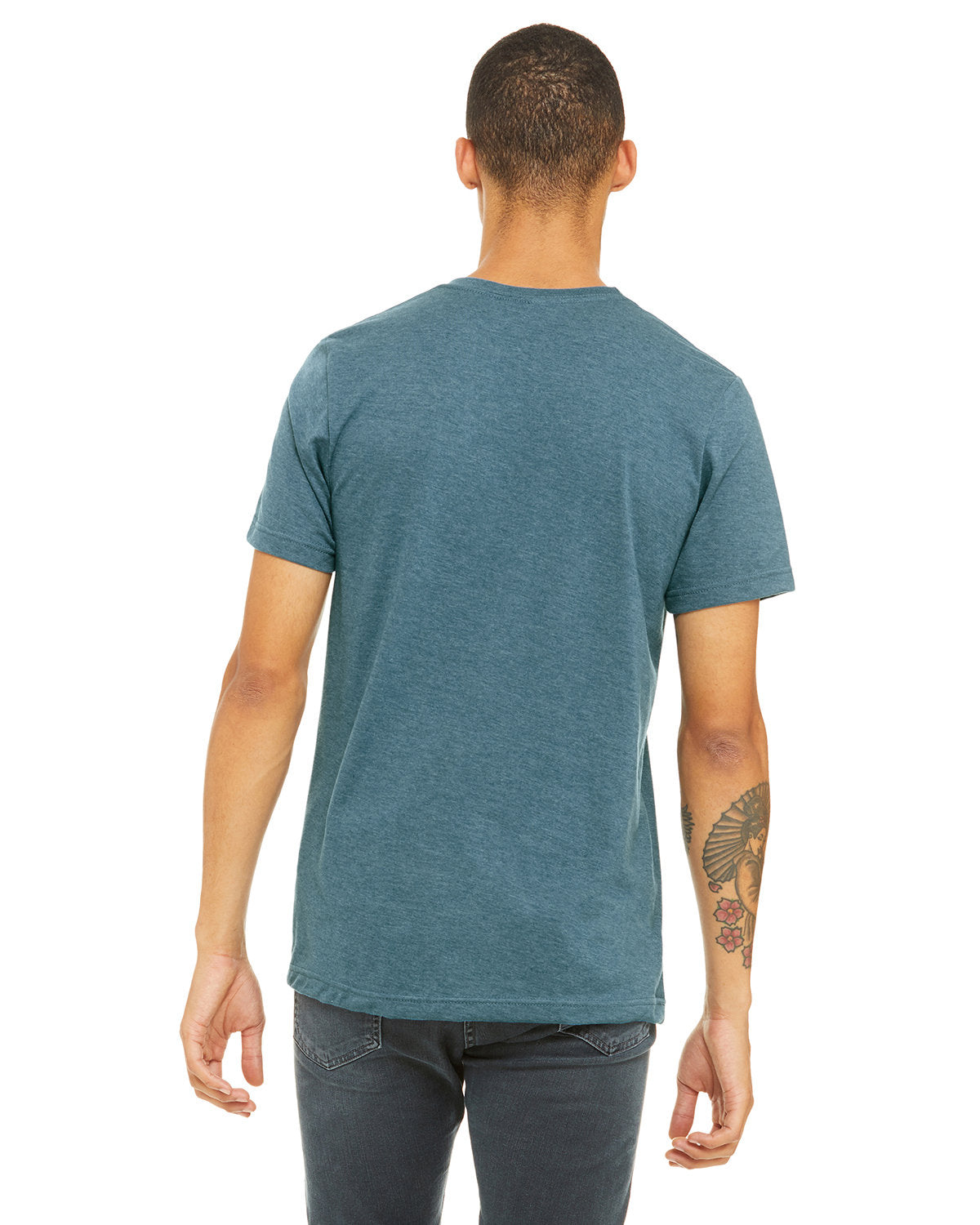 Bella + Canvas 3001CVC Unisex Heather CVC Crew Neck T-Shirt - Soft Cotton Blend for Men & Women - Perfect for Casual Wear, Screen Printing & Everyday Outfits