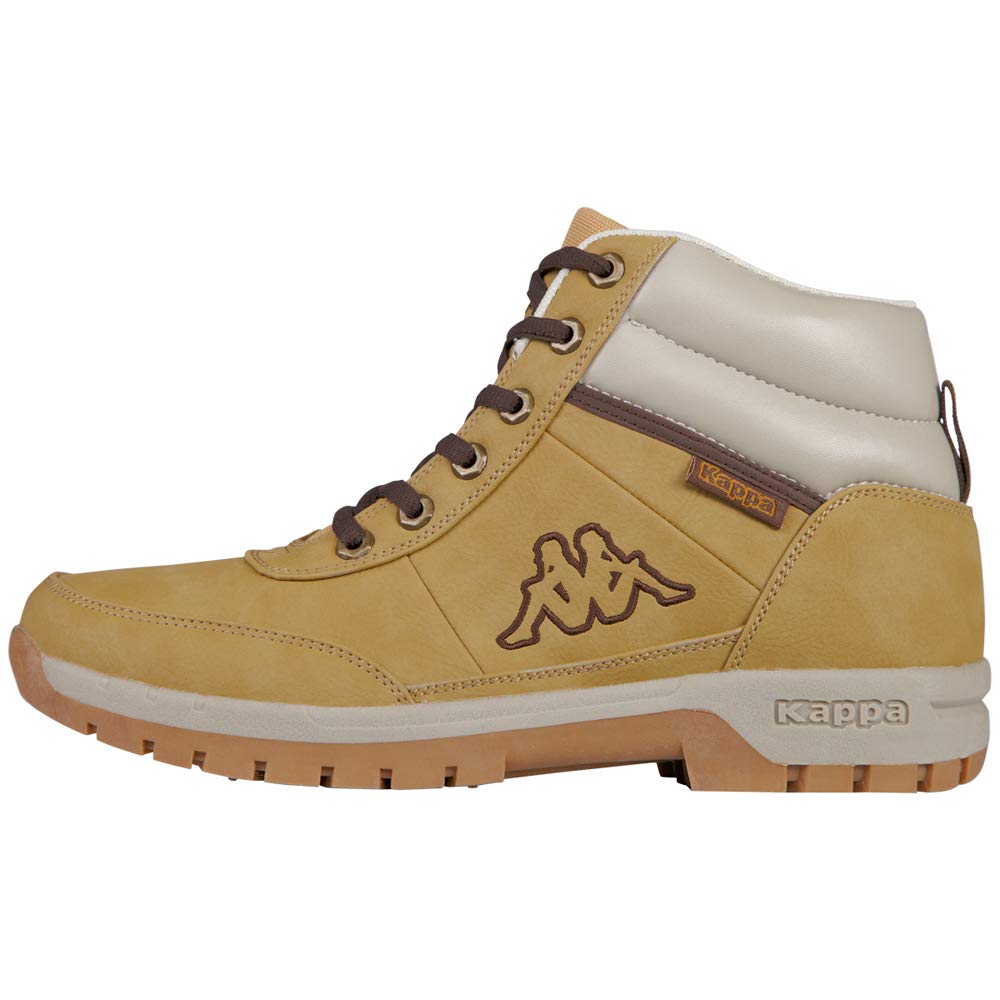 Kappa Bright Mid Light Sneakers - Grey-Honey Color - Size 10.5 Men's Running Shoes for Casual Wear & Gym Workouts
