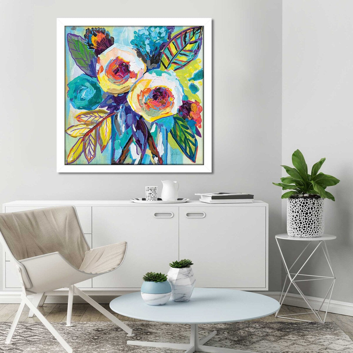 Bahamas Morning Acrylic Wall Art Print - Tropical Beach Sunset Decor for Living Room, Bedroom & Office