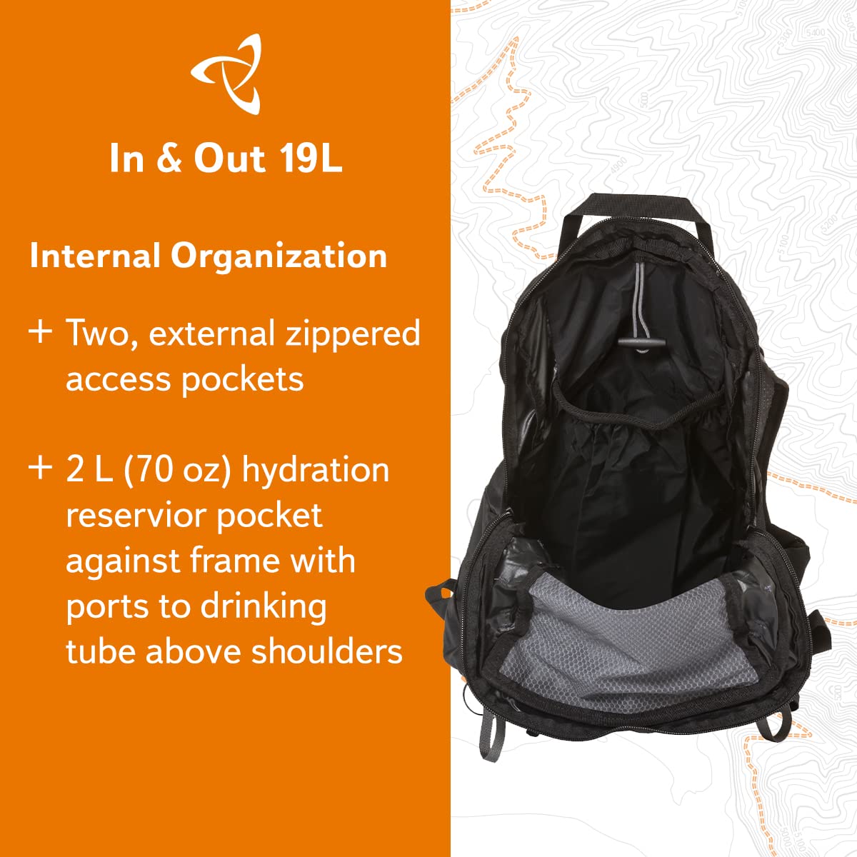 Mystery Ranch In & Out Backpack - Lightweight & Foldable Unisex Daypack for Hiking, Travel & Work - Black One Size - Perfect for Commuting, Outdoor Adventures & Daily Use