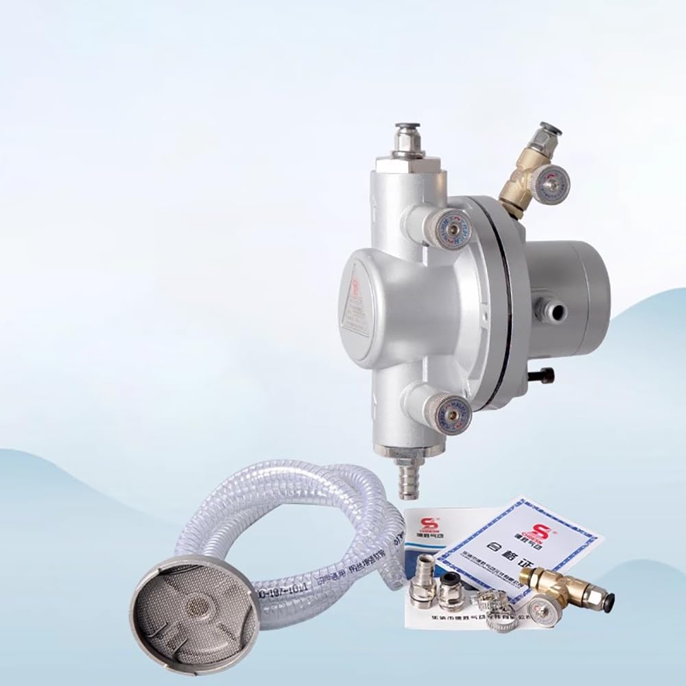 iDili Single Way Pneumatic Diaphragm Pump 15L/MIN for Water-Based Ink Printing Machine - G3/8 Port, 0.2-0.5Mpa Pressure - Ideal for Industrial Printing, Ink Transfer & Fluid Handling Applications