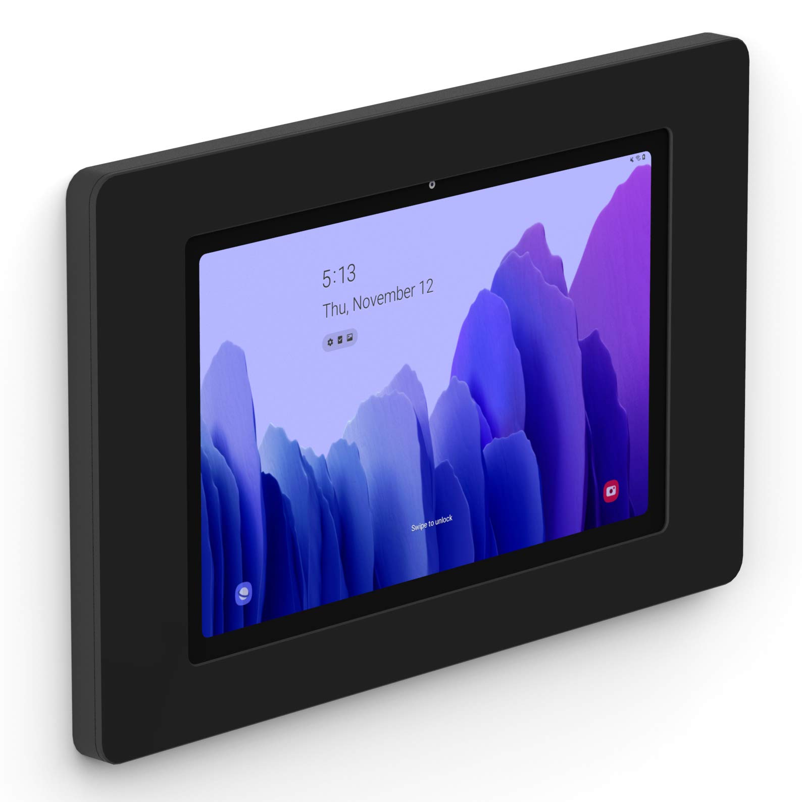 VidaMount Black Wall Mount for Samsung Galaxy Tab A7 10.4 - Secure Tablet Holder for Home, Office & Kitchen - Perfect for Streaming, Video Calls & Recipes