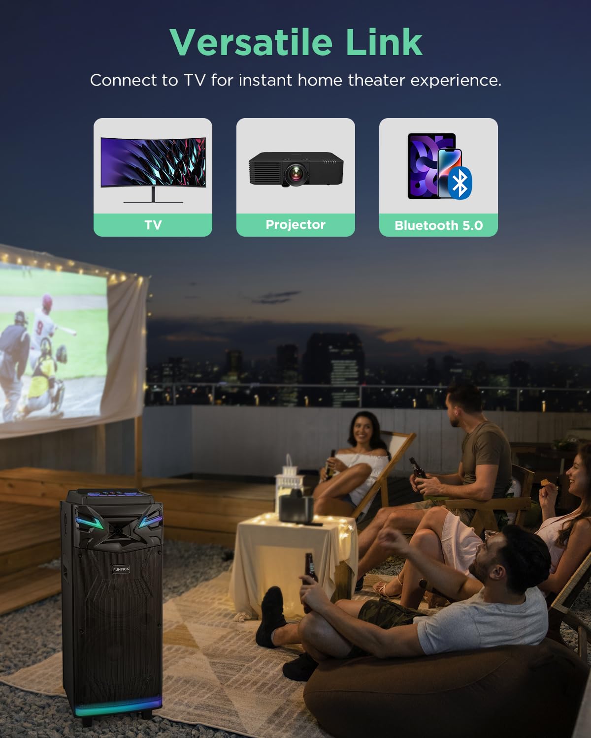 Portable Karaoke Machine for Adults with 10