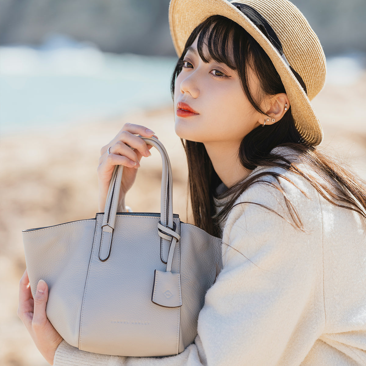 Eloise Genuine Leather Satchel Bag for Women - Stylish & Durable Crossbody Purse for Work, Travel & Everyday Use