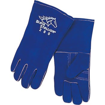 Black Stallion 280 Welding Gloves - Cowhide Leather for Heavy Duty Work