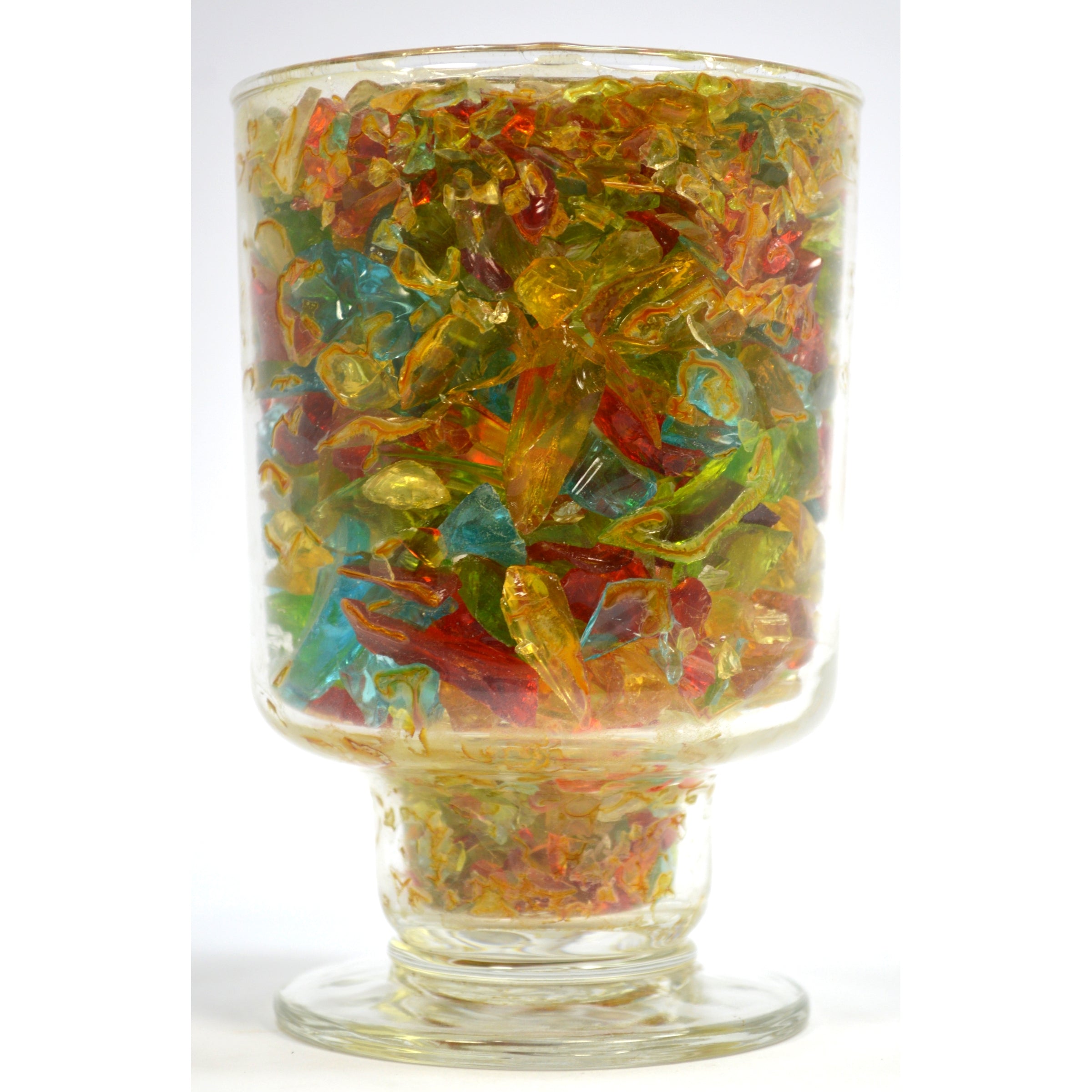 Premium Crushed Glass Goblet - Elegant Handcrafted Drinking Glass for Wine, Cocktails & Beverages - Perfect for Parties, Weddings & Home Decor