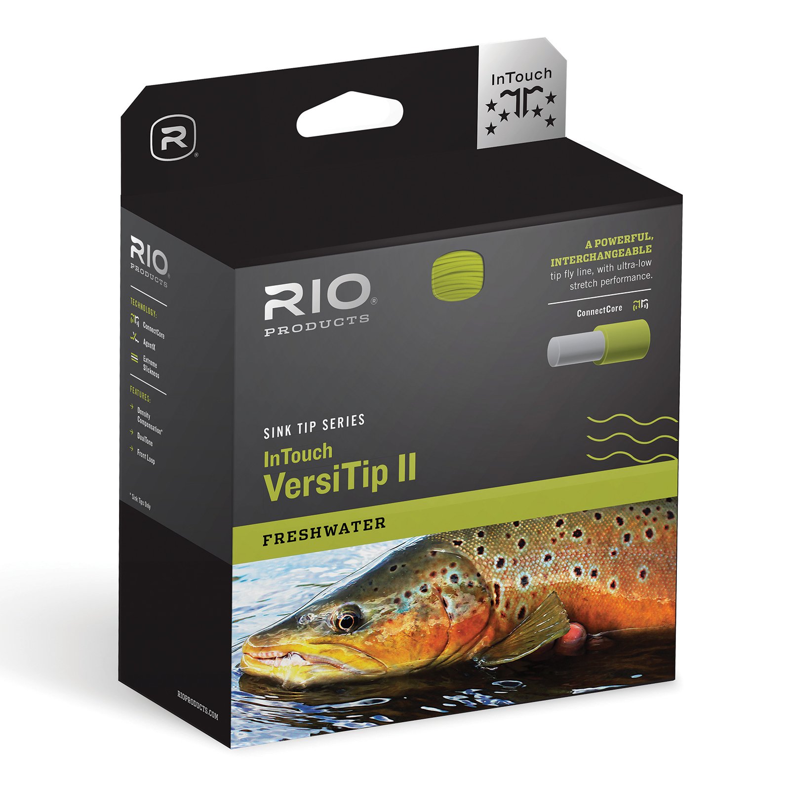 RIO Products InTouch VersiTip II Fly Line - Premium Fly Fishing Line for Trout, Salmon, Bass - Ideal for Freshwater & Saltwater Fishing Adventures