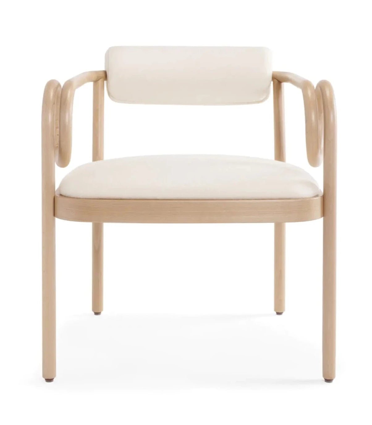 GTV Loop Lounge Chair - Modern Indoor/Outdoor Accent Chair for Living Room, Patio & Office - Stylish Comfort for Relaxing & Reading