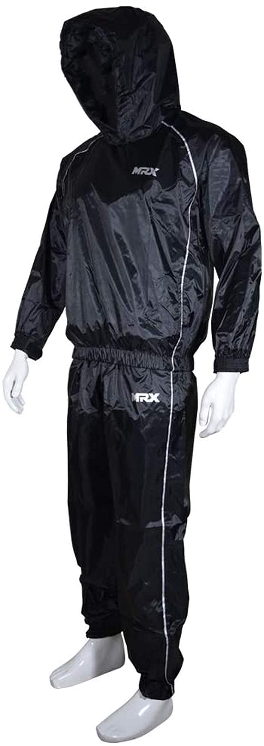 MRX Heavy Duty Sweat Suit for Men & Women - Waterproof Sauna Suit for Workout Training, Exercise & Weight Loss - Perfect for Gym, Running & Fitness Activities