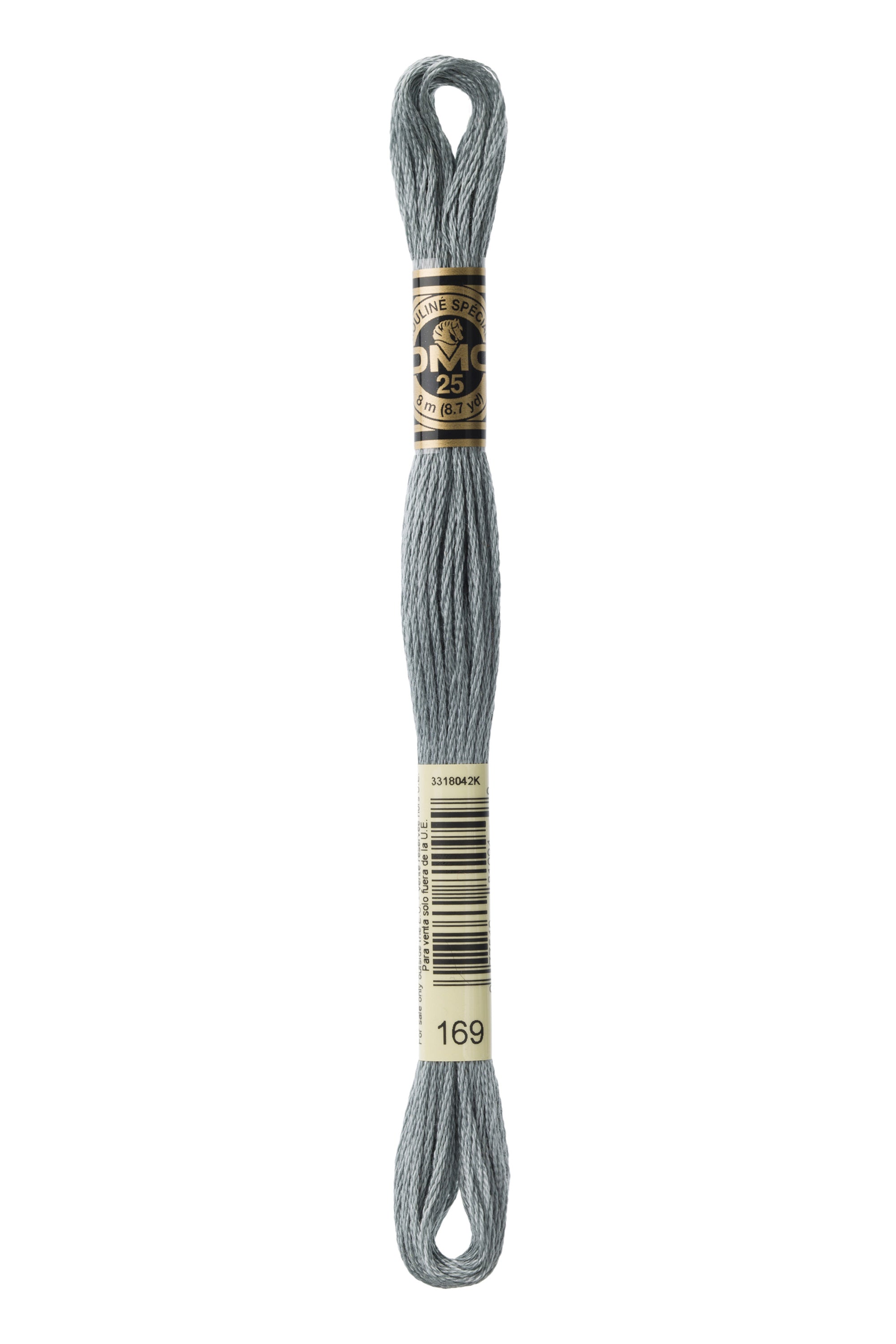 DMC 169 Cotton Embroidery Floss - 100% Mercerized Cotton Thread for Cross Stitch, Needlepoint & Hand Embroidery - Perfect for DIY Crafts, Scrapbooking & Home Decor Projects