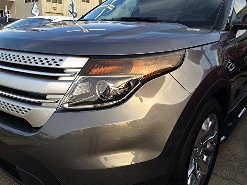 2011-2015 Ford Explorer Headlight Vinyl Tint Cover - 20% Dark Smoke Turn Signal Precut Kit | UV Protection & Style Upgrade for Night Driving & Custom Look