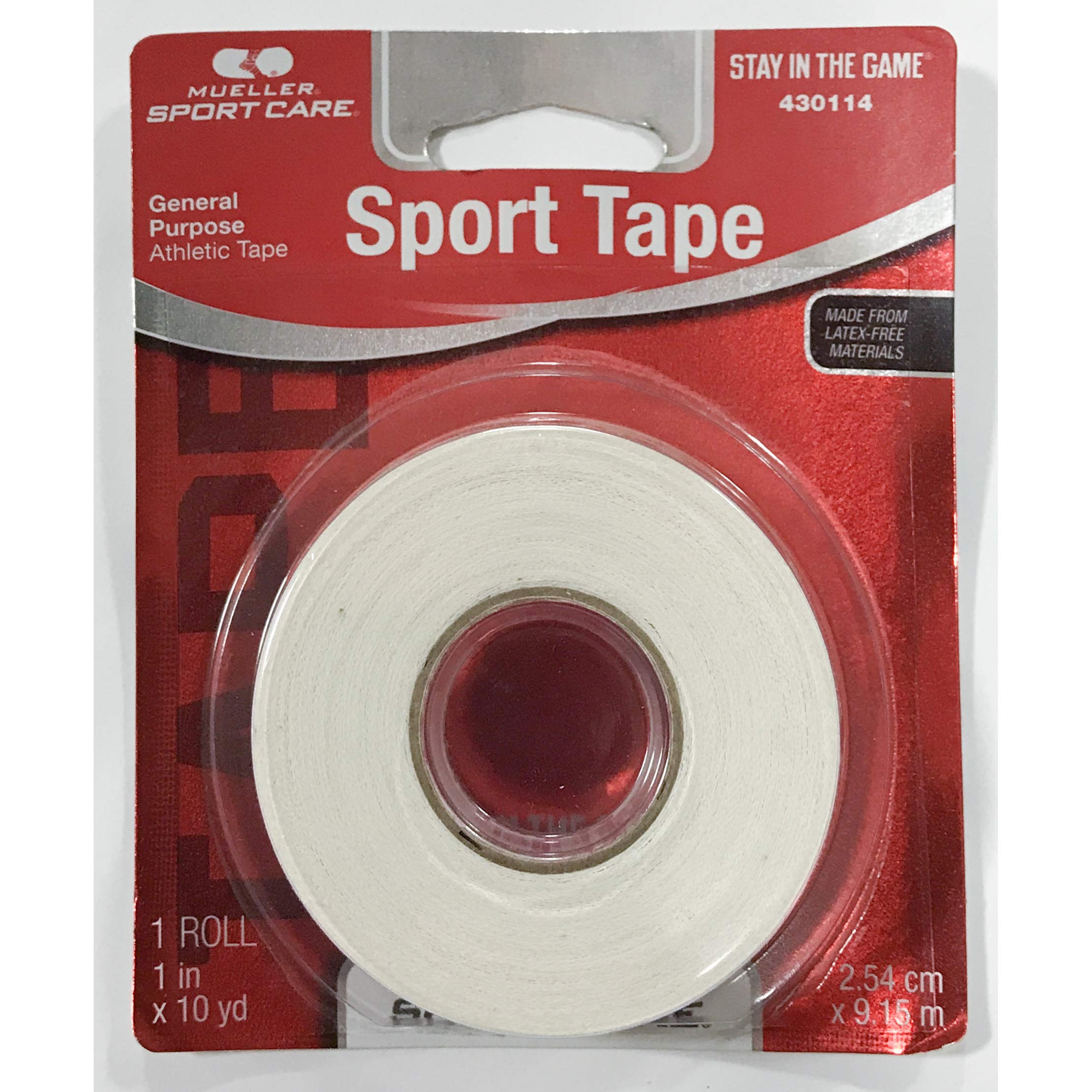 Mueller M-Tape Athletic Sports Tape - Premium Kinesiology Tape for Pain Relief & Muscle Support - Ideal for Running, CrossFit, Yoga & Sports Recovery
