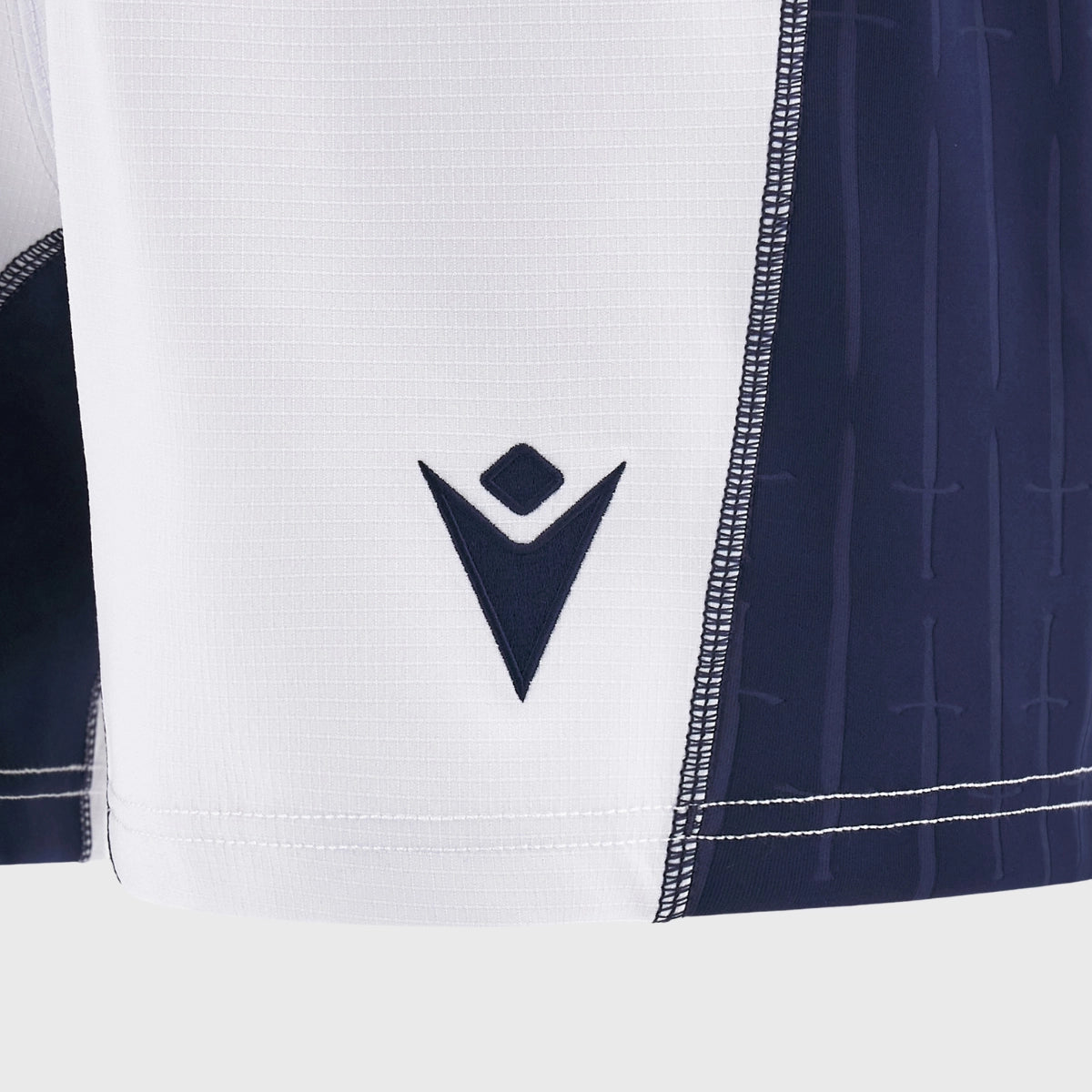 2024/25 Macron Scotland Men's Home Rugby Shorts - Breathable Performance Shorts for Rugby Training & Match Play