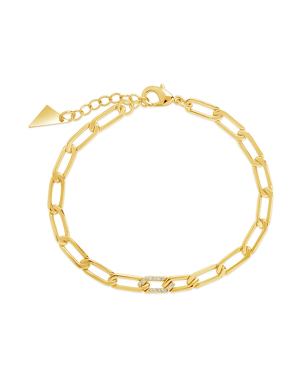 Kinslee CZ Chain Bracelet for Women - Elegant Cubic Zirconia Crystal Jewelry Gift for Birthday, Anniversary & Party | Perfect for Everyday Wear & Special Occasions