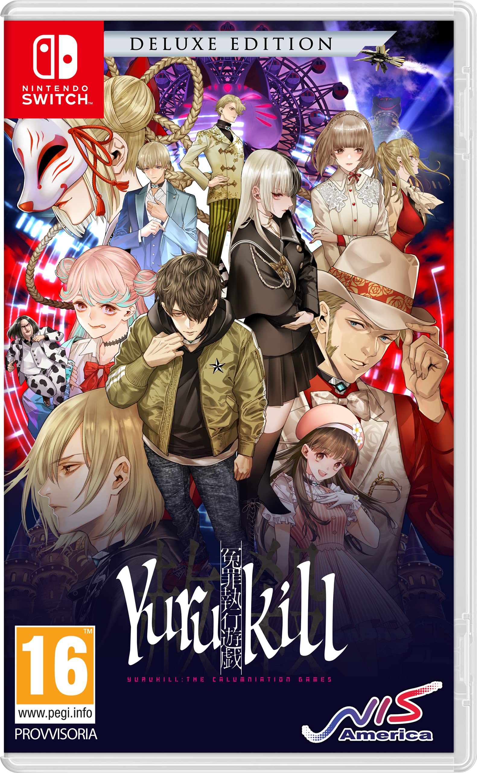 Yurukill: The Calumniation Games - Deluxe Edition for Nintendo Switch | Thrilling Visual Novel Adventure Game | Perfect for Anime Fans & Mystery Lovers