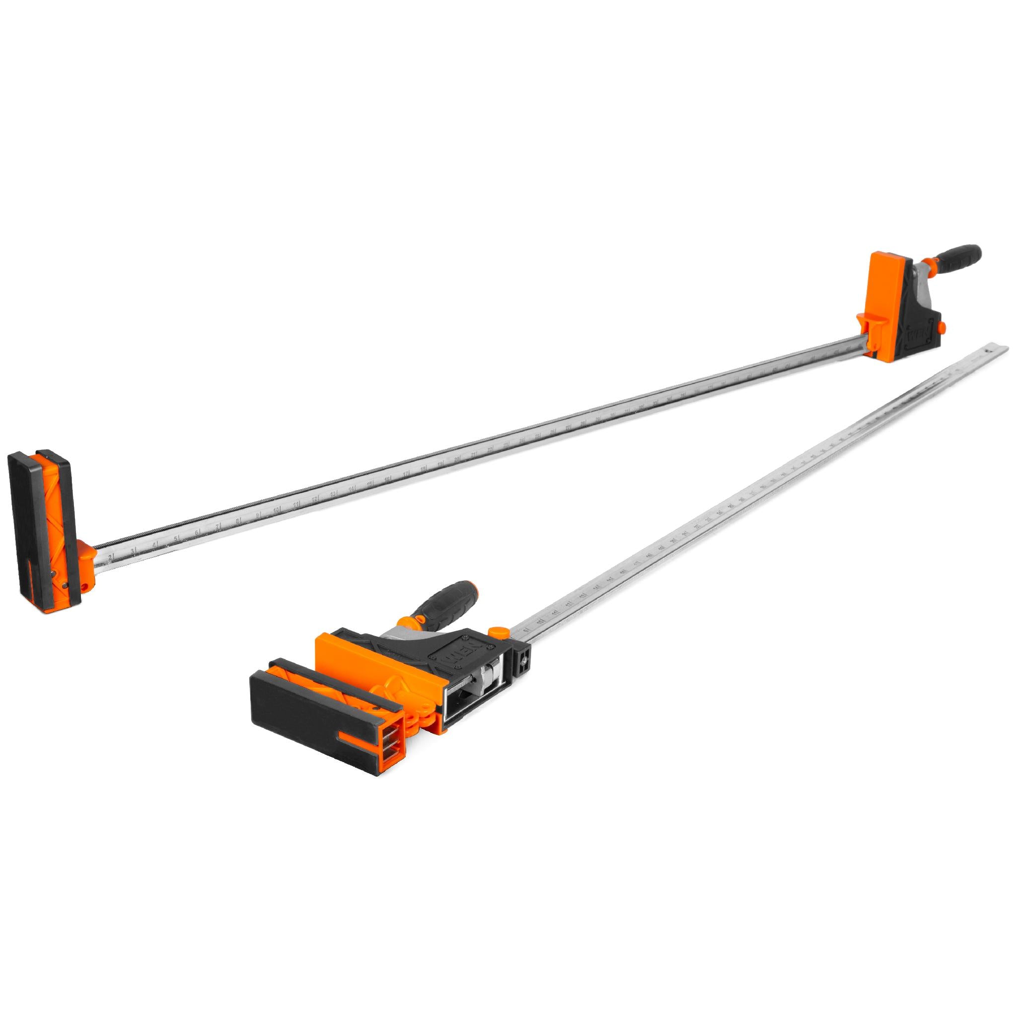 WEN CLP502 50-Inch 2000LB Heavy Duty Parallel Jaw Clamp & Spreader Set - 2 Pack for Woodworking, Carpentry, and DIY Projects