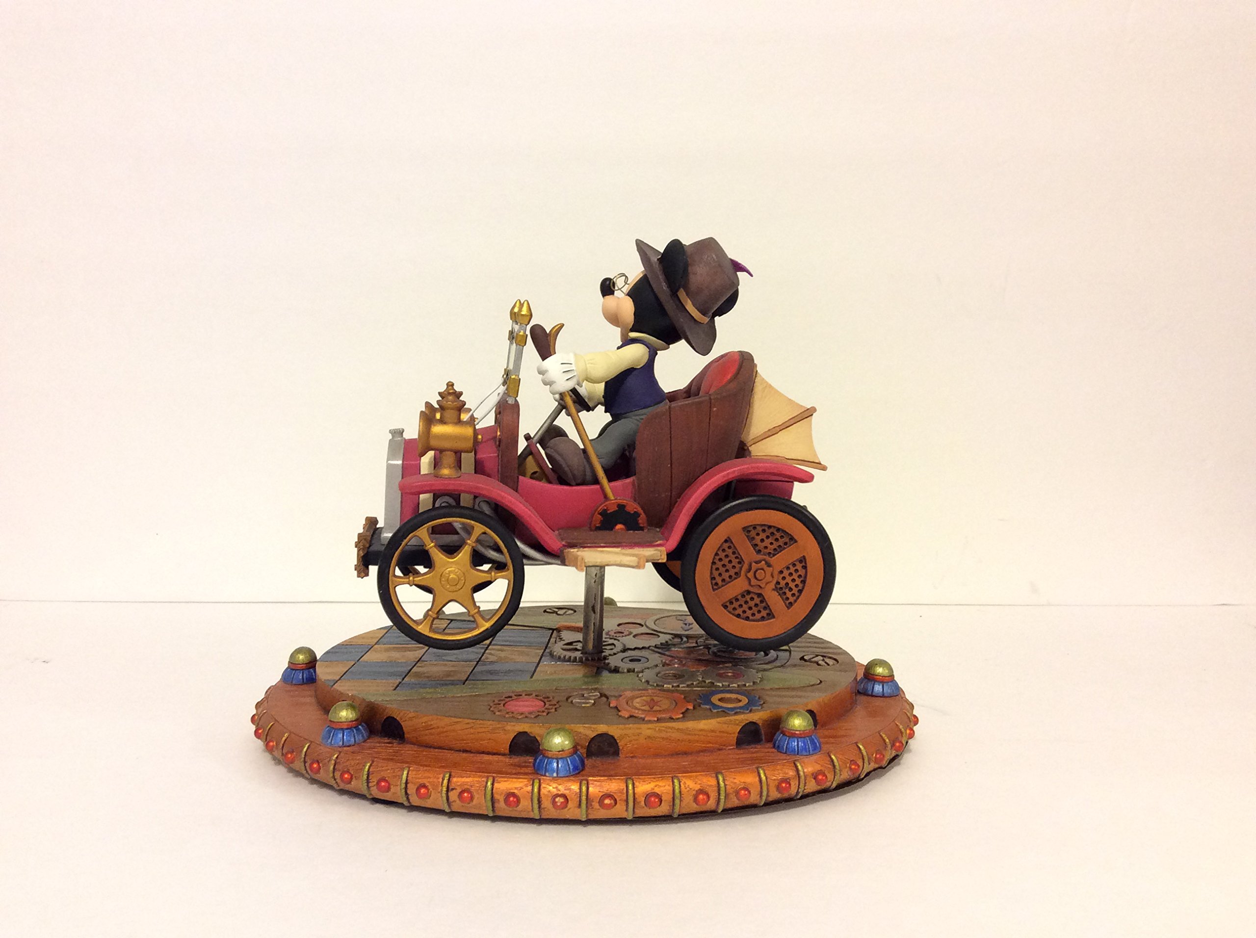 Disney Steampunk Mickey Mouse Figurine - Medium Size Collectible Toy for Disney Parks Fans | Perfect for Home Decor, Office Display, and Gift Giving