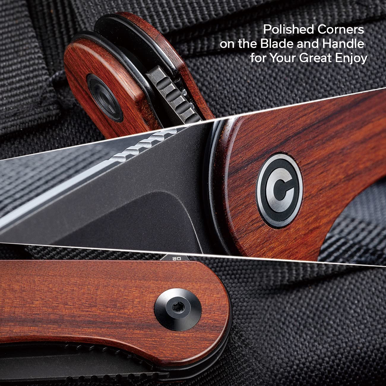 CIVIVI Elementum Folding Knife Bundle - Premium EDC Pocket Knife for Everyday Carry, Outdoor Adventures & Knife Collection | Durable, Sharp & Stylish