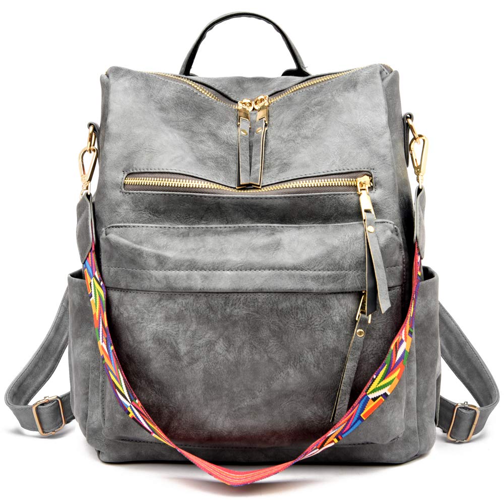 Stylish Women's Convertible Backpack Purse - Multipurpose Fashion Shoulder Bag for Travel, Work & Daily Use | Durable Satchel Handbag with Adjustable Straps