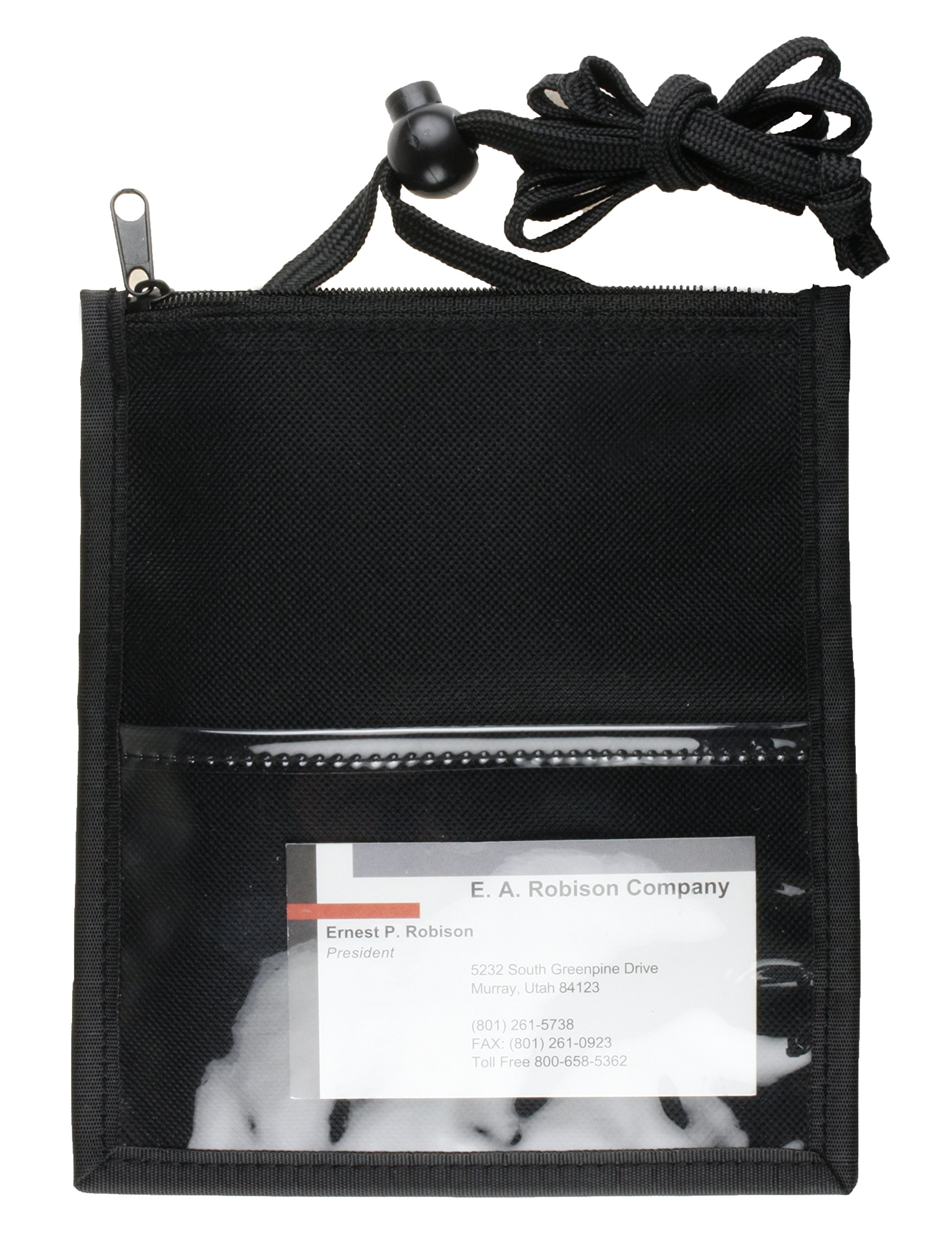 Secure Travel Neck Wallet - RFID Blocking Hidden Money Pouch for Passport & Cash - Lightweight & Comfortable for Airports, Sightseeing & Outdoor Adventures