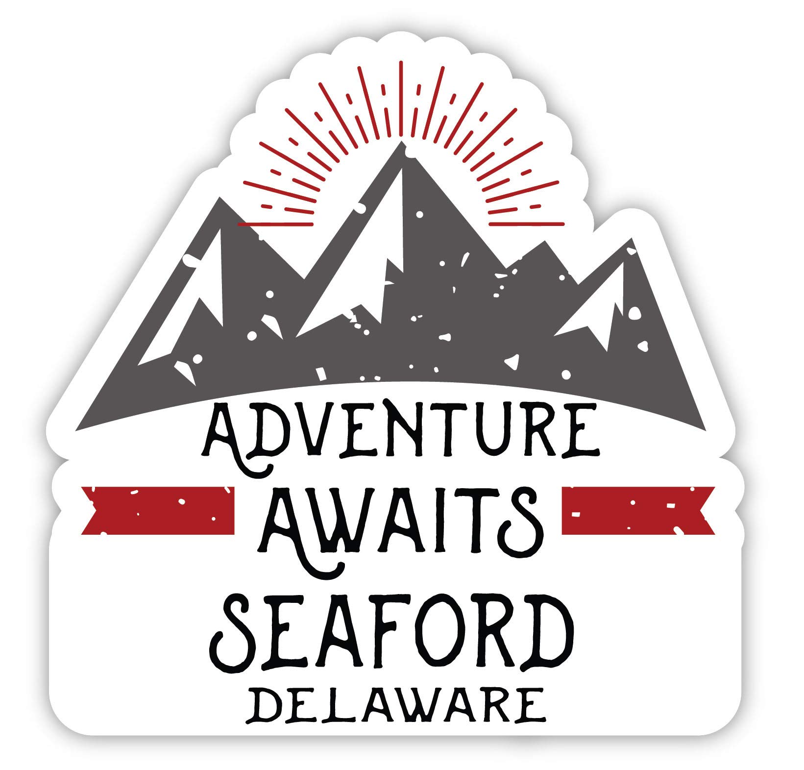 Seaford Delaware Souvenir 4-Inch Fridge Magnet - Adventure Awaits Design - Perfect for Travel Memories & Home Decor