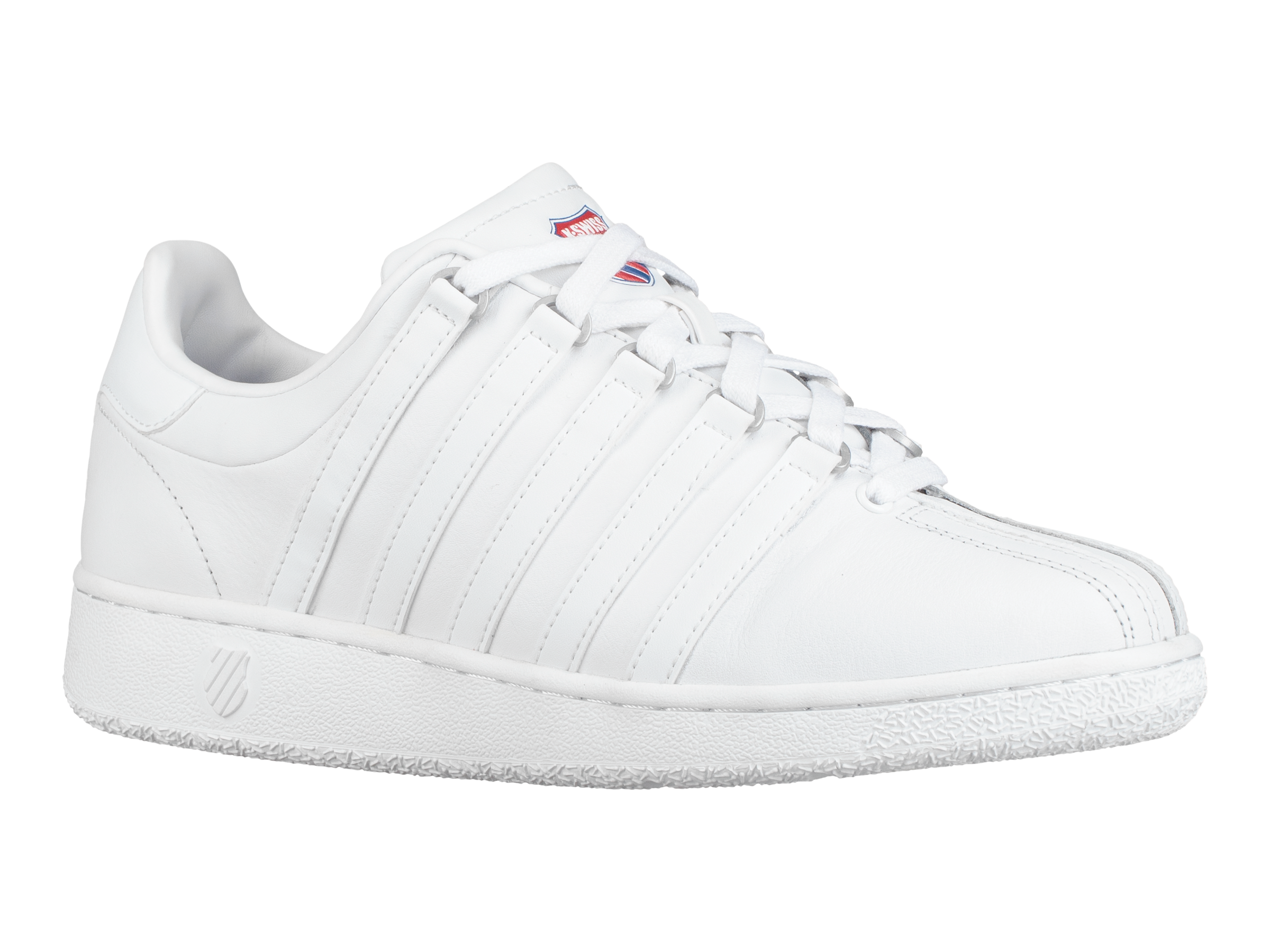 Classic VN Heritage Sneakers - White/Classic Blue/Ribbon Red | Retro Style Unisex Casual Shoes for Men & Women | Perfect for Streetwear, Skateboarding & Everyday Fashion