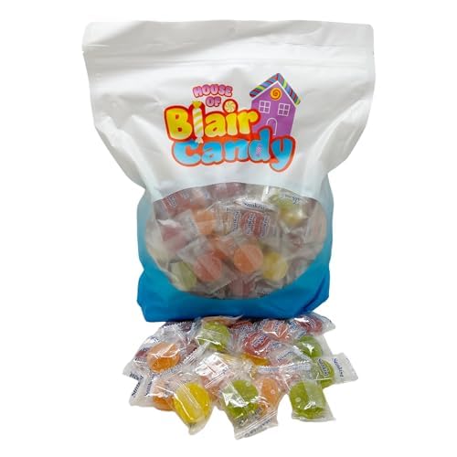 Sunkist Fruit Gems - Gluten Free, Fat Free, Kosher Certified Jelly Filled Candies - 5 LB Resealable Stand Up Bag - Perfect for Halloween, Party Favors, Office Snacks & Gift Baskets