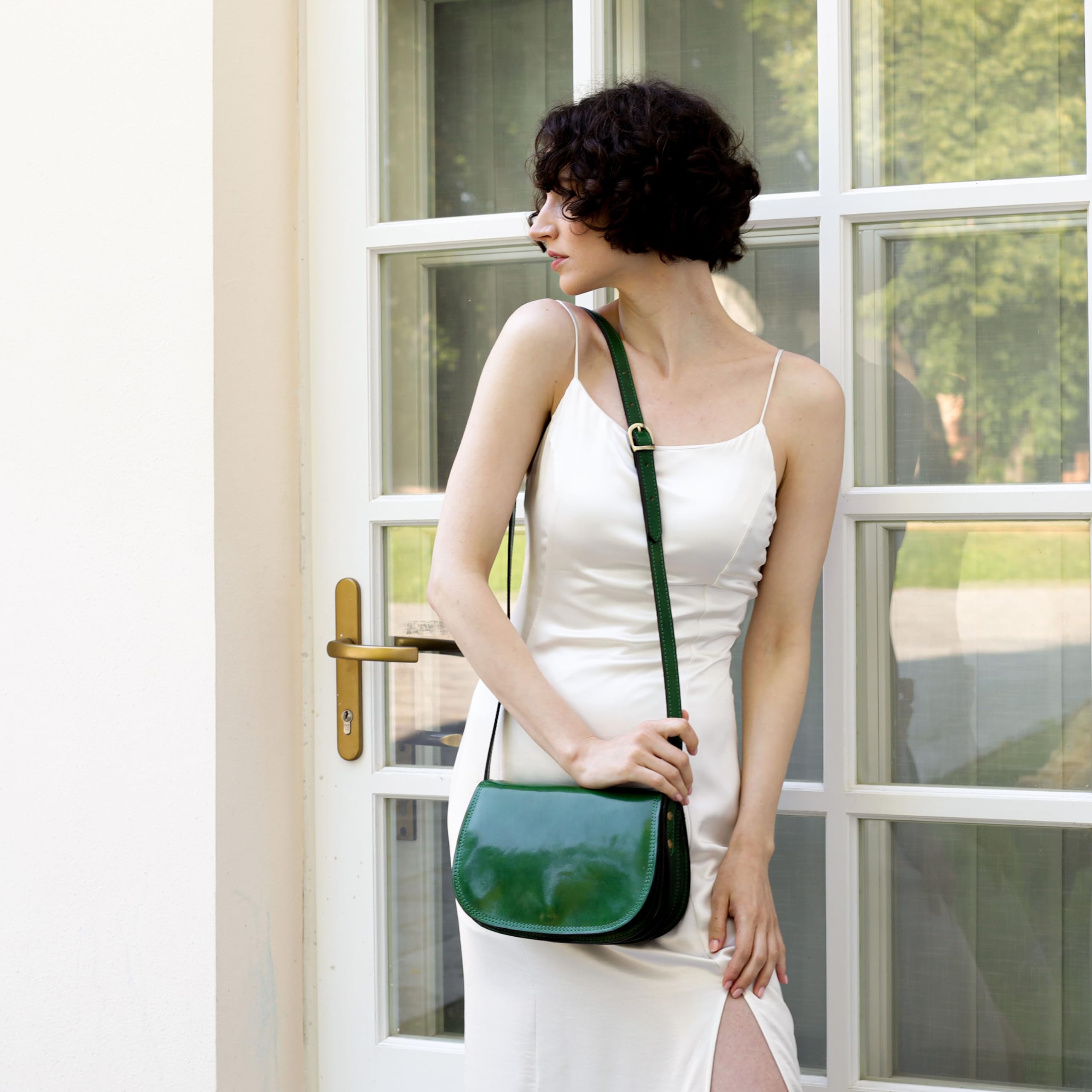Durable Women's Leather Crossbody Shoulder Bag - Stylish Messenger Purse with Gift Box | Perfect for Work, Travel & Everyday Use
