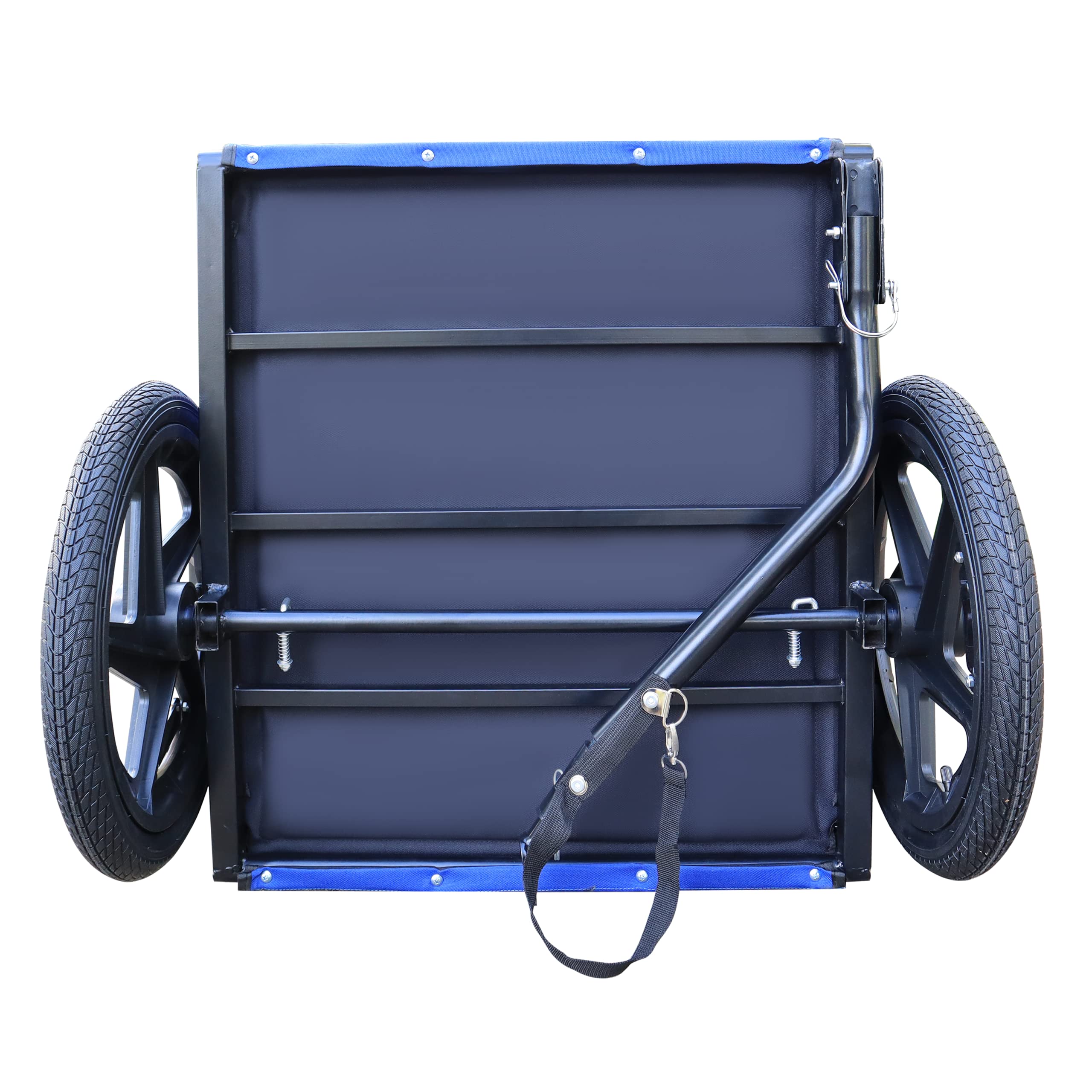 Foldable Pet Bike Trailer for Dogs & Small Pets - Lightweight Jogging Stroller & Easy-Folding Wagon Cart Frame - Perfect for Cycling, Running & Outdoor Adventures