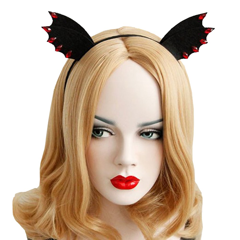 Gothic Black Lace Bat Ears Hairband - Halloween Cosplay Accessory for Women | Perfect for Costume Parties, Cosplay Events & Gothic Fashion