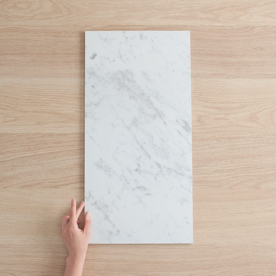 Premium Carrara Look Matte Porcelain Tile - Elegant Rose Bay Design for Bathroom, Kitchen & Flooring