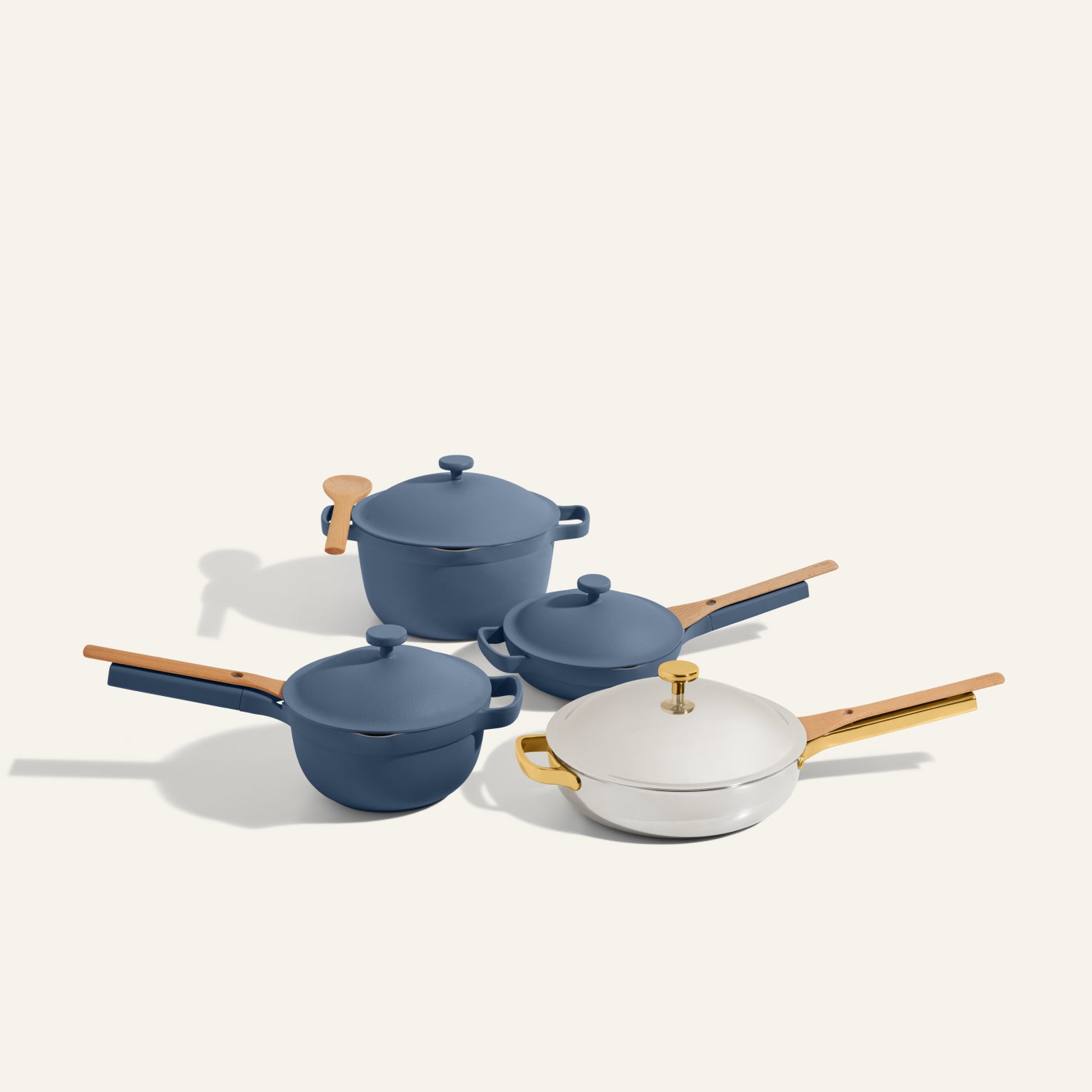 Premium Titanium & Ceramic Non-Stick Cookware Set - 10-Piece Kitchen Essentials for Healthy Cooking | Perfect for Frying, Sautéing & Boiling | Ideal for Home Chefs & Professional Kitchens
