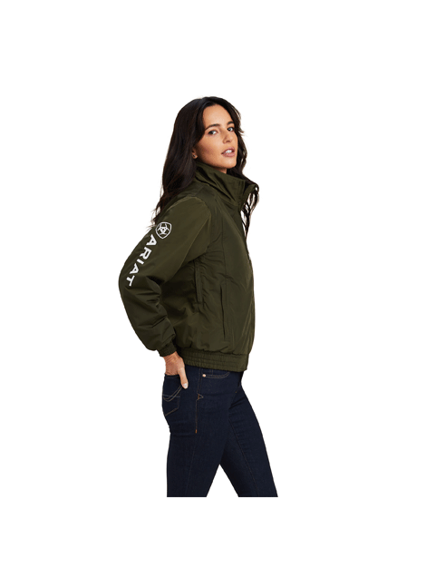 Ariat Stable Jacket for Women - Waterproof Equestrian Riding Coat in Forest Mist - Perfect for Horseback Riding, Barn Work & Outdoor Activities