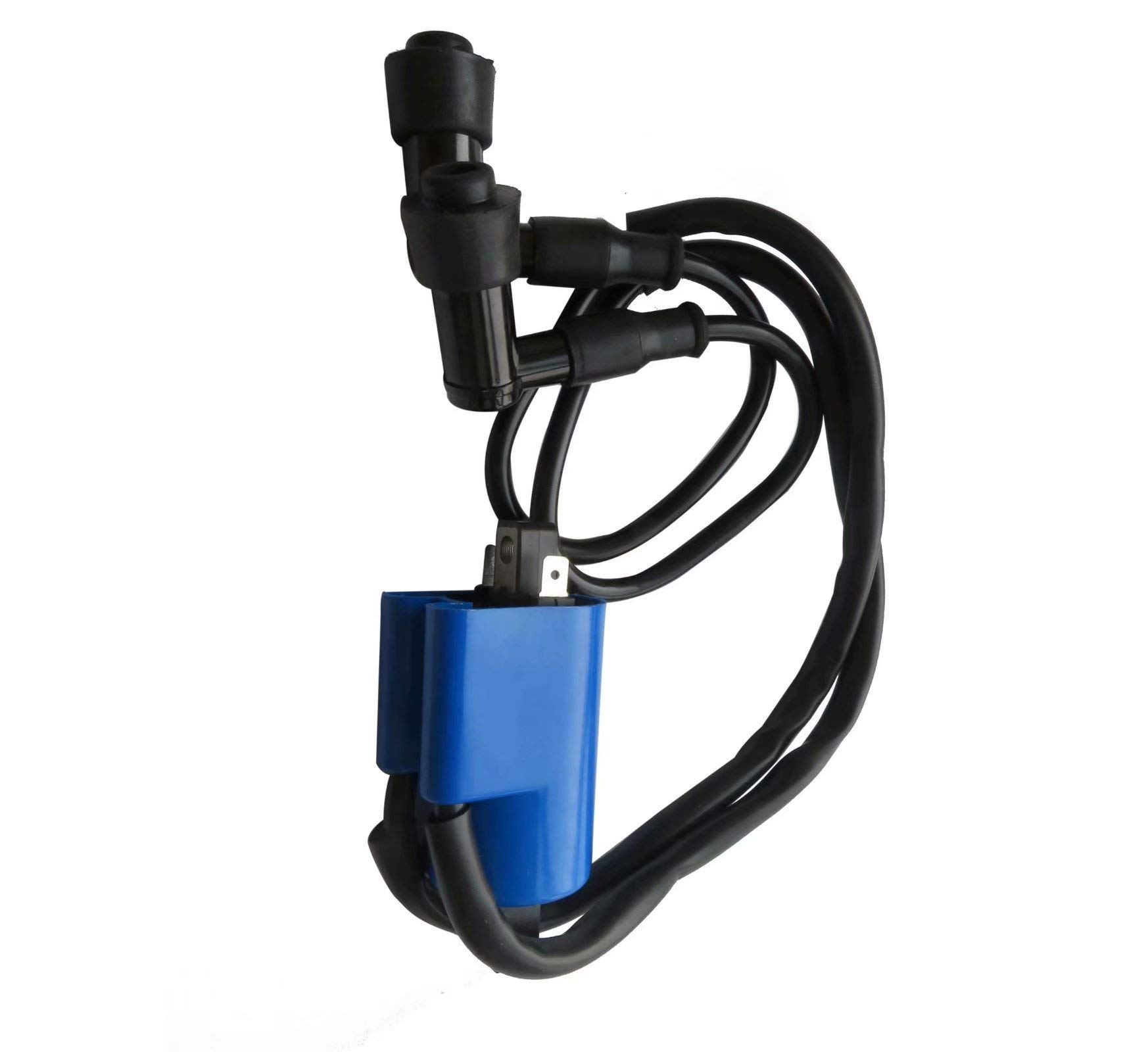 High Performance Ignition Coil Replacement for Yamaha YFZ 350 Banshee 1987-2006 - Compatible with Part Numbers 2GU-82310-50-00, 2GU-82310-51-00, 3LC-82310-00-00, 3XC-82310-01-00 - Perfect for ATV Off-Road Racing & Trail Riding
