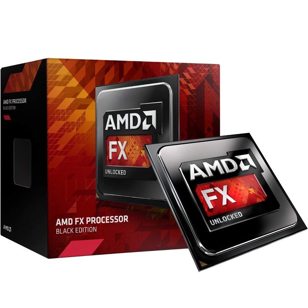 AMD FX-8370E 8-Core Processor 4.3GHz AM3+ Socket 95W TDP 16MB Cache (FD8370EWHKBOX) - Ideal for Gaming PCs, Workstations & High-Performance Computing