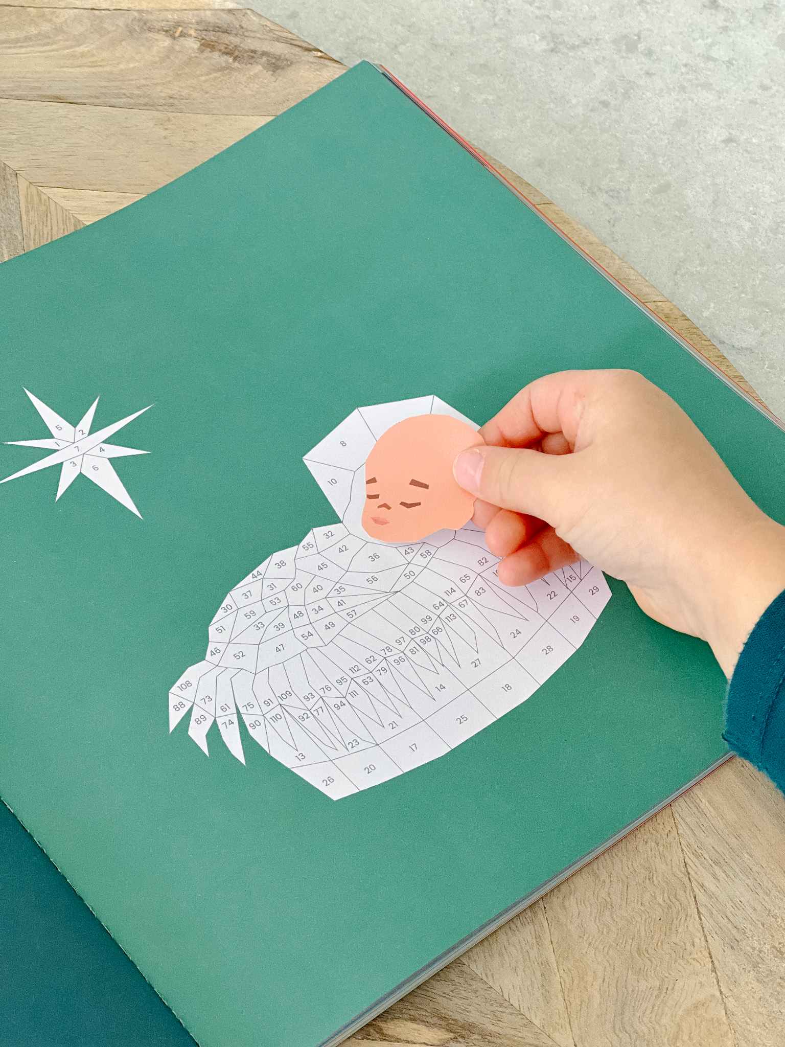 Pray By Sticker Christmas Activity Book for Kids - Fun Holiday Crafts, Bible Stories & Sticker Scenes - Perfect for Family Bonding, Sunday School & Christmas Gifts