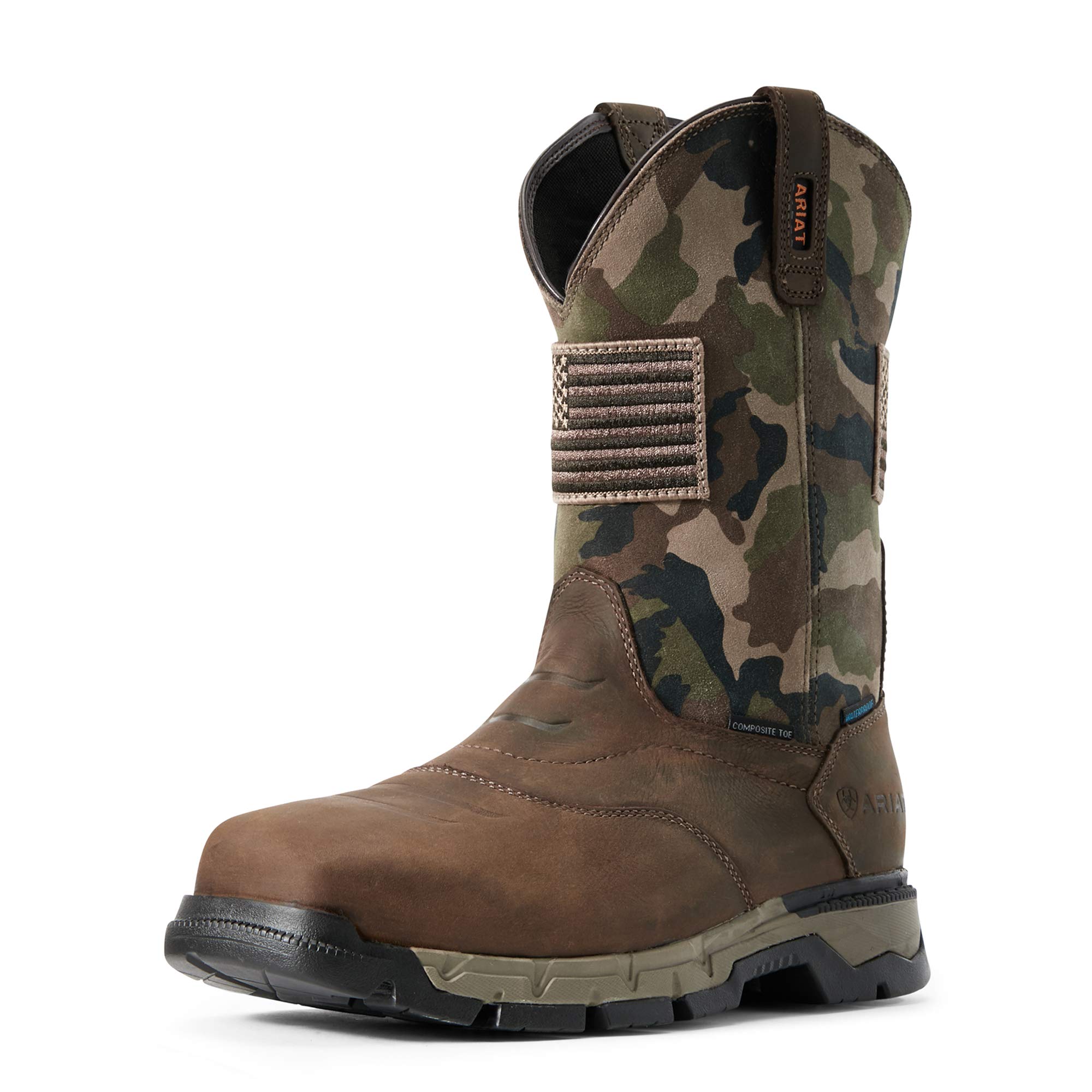 ARIAT Men's Leather Work Boots - Durable & Comfortable for Construction, Farming & Outdoor Work