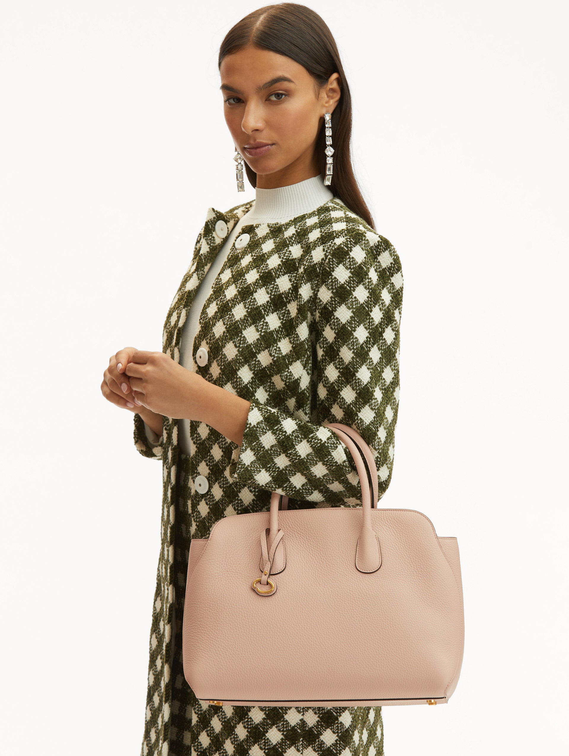 The Ivy Tote Bag 00Nh162Plt Bsh - Stylish Canvas Shoulder Bag for Women, Perfect for Work, Travel & Everyday Use