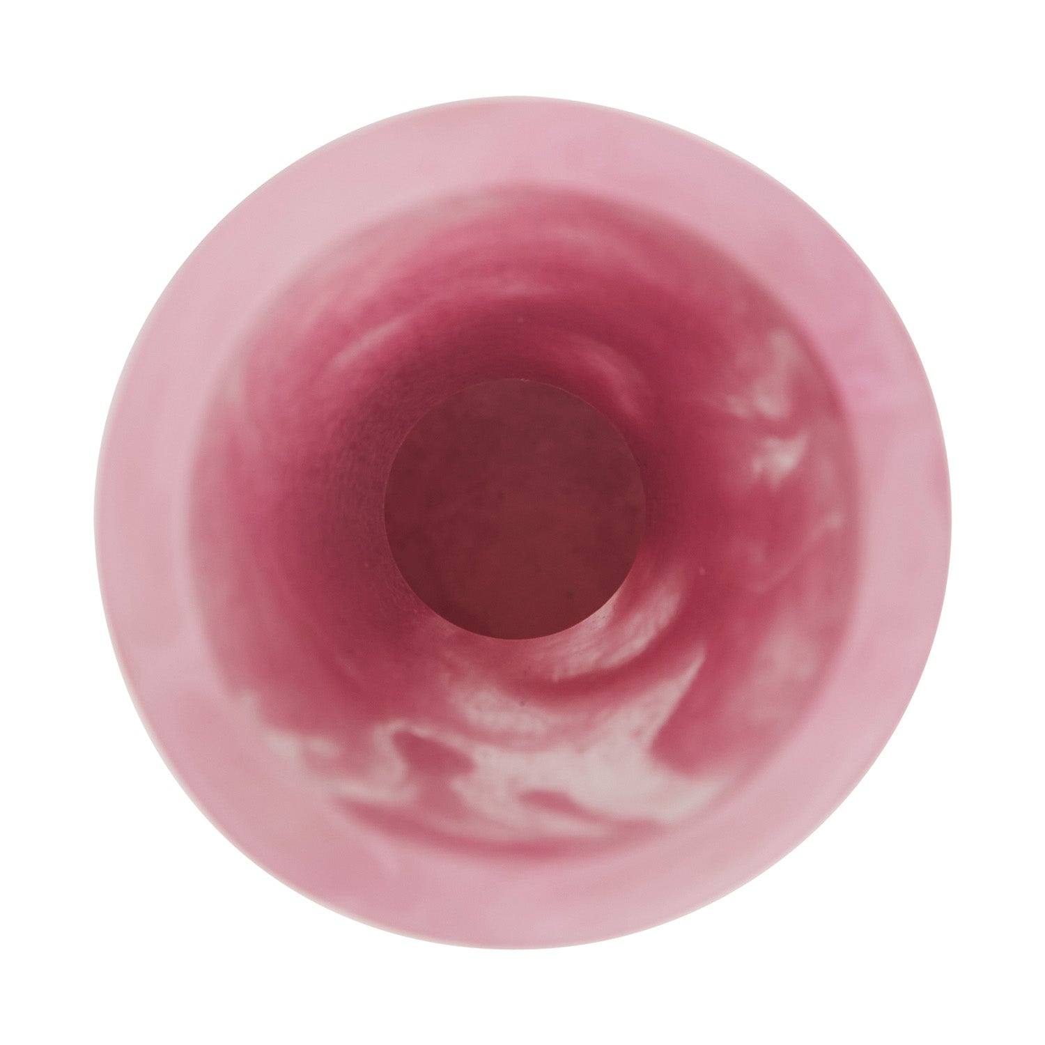Elessi Modern Ceramic Vase - Fuchsia Pink Home Decor for Living Room, Dining Table, Wedding Centerpiece