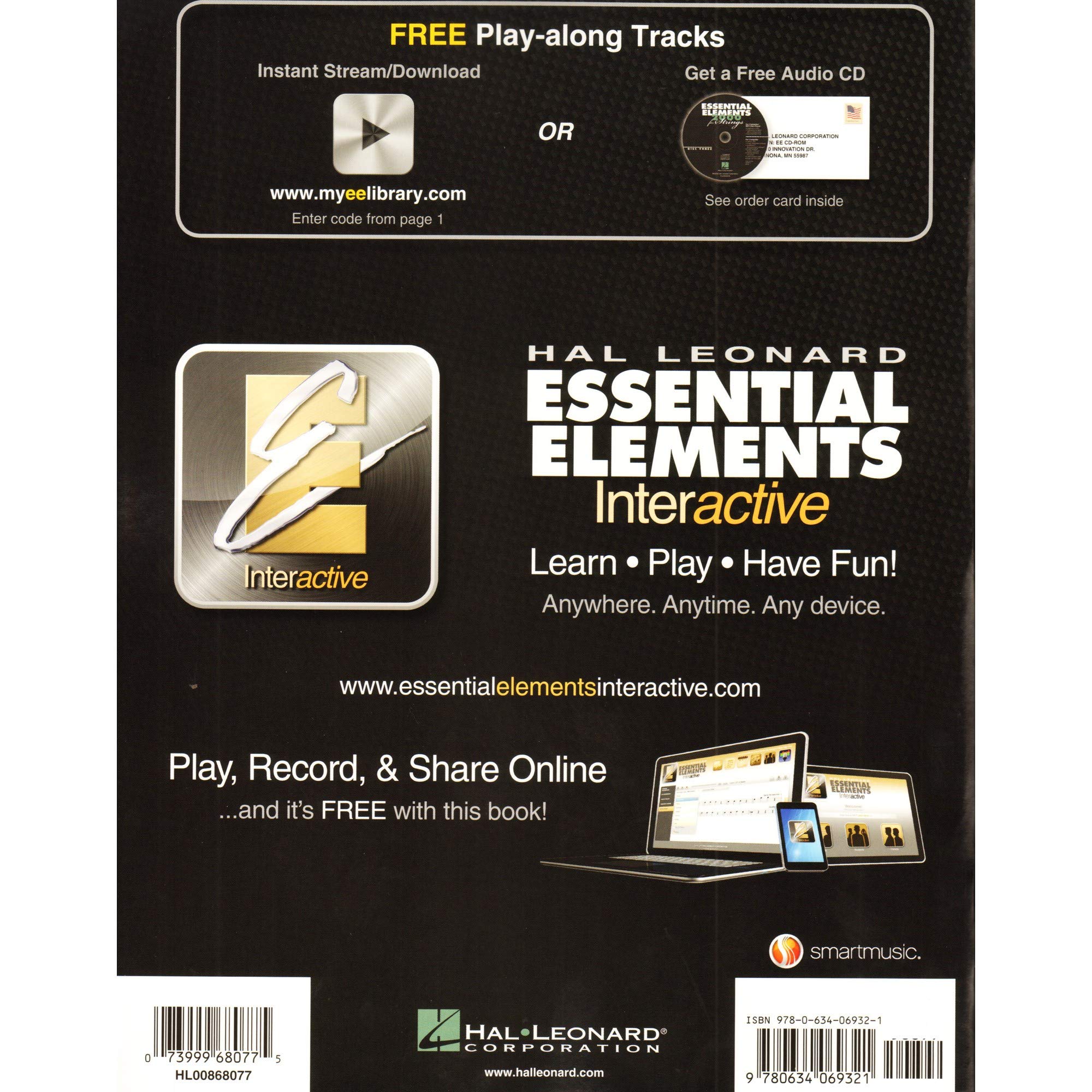 Hal Leonard Essential Technique for Strings - Double Bass (Book 3 with EEi) | Comprehensive Double Bass Method Book for Intermediate Players | Perfect for School Orchestras, Private Lessons & Home Practice