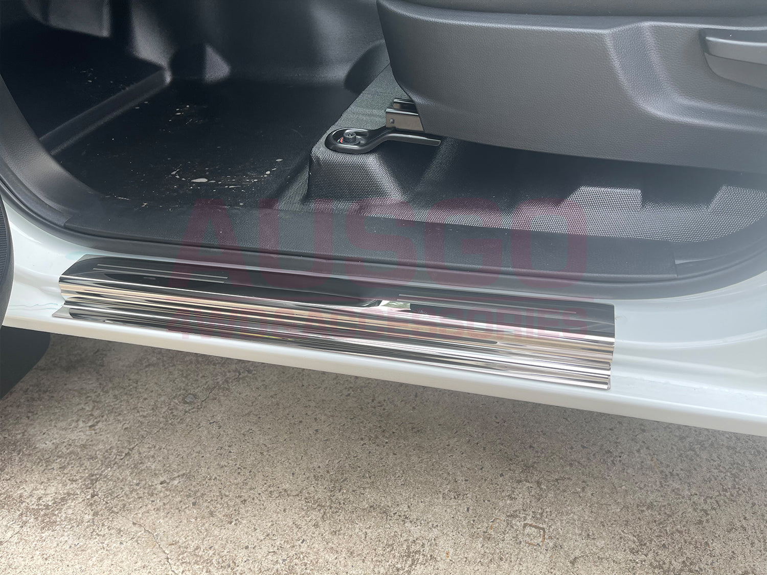 Stainless Steel Door Sill Protector for Mazda BT-50 BT50 Dual Cab 2020-2024 - Heavy Duty Scratch Guard for Truck Doors - Perfect for Off-Roading & Daily Commuting