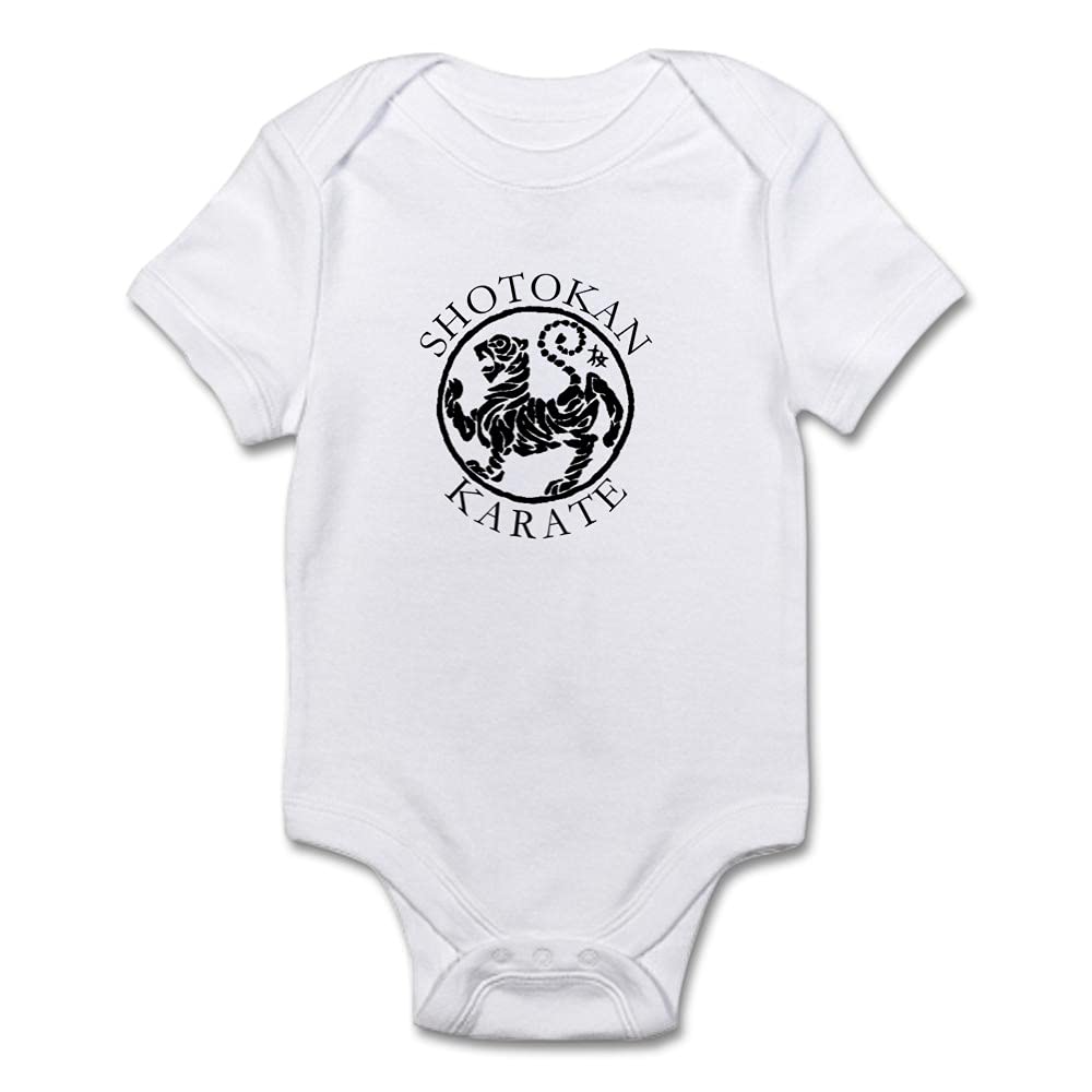 Shotokan Tiger Baby Bodysuit - Cute Karate-Themed Onesie for Infants & Toddlers - Perfect for Karate Class, Photo Shoots & Playtime