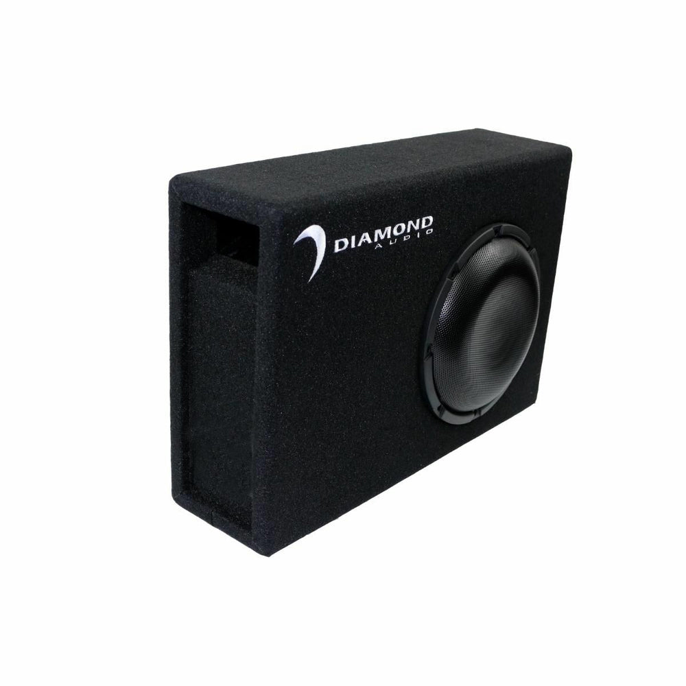 Diamond Audio DESMB12 12 Inch Car Subwoofer - 1000W Peak (500W RMS) Vented Passive Loaded Enclosure for Deep Bass | Perfect for Car Audio Systems, Trucks & SUVs