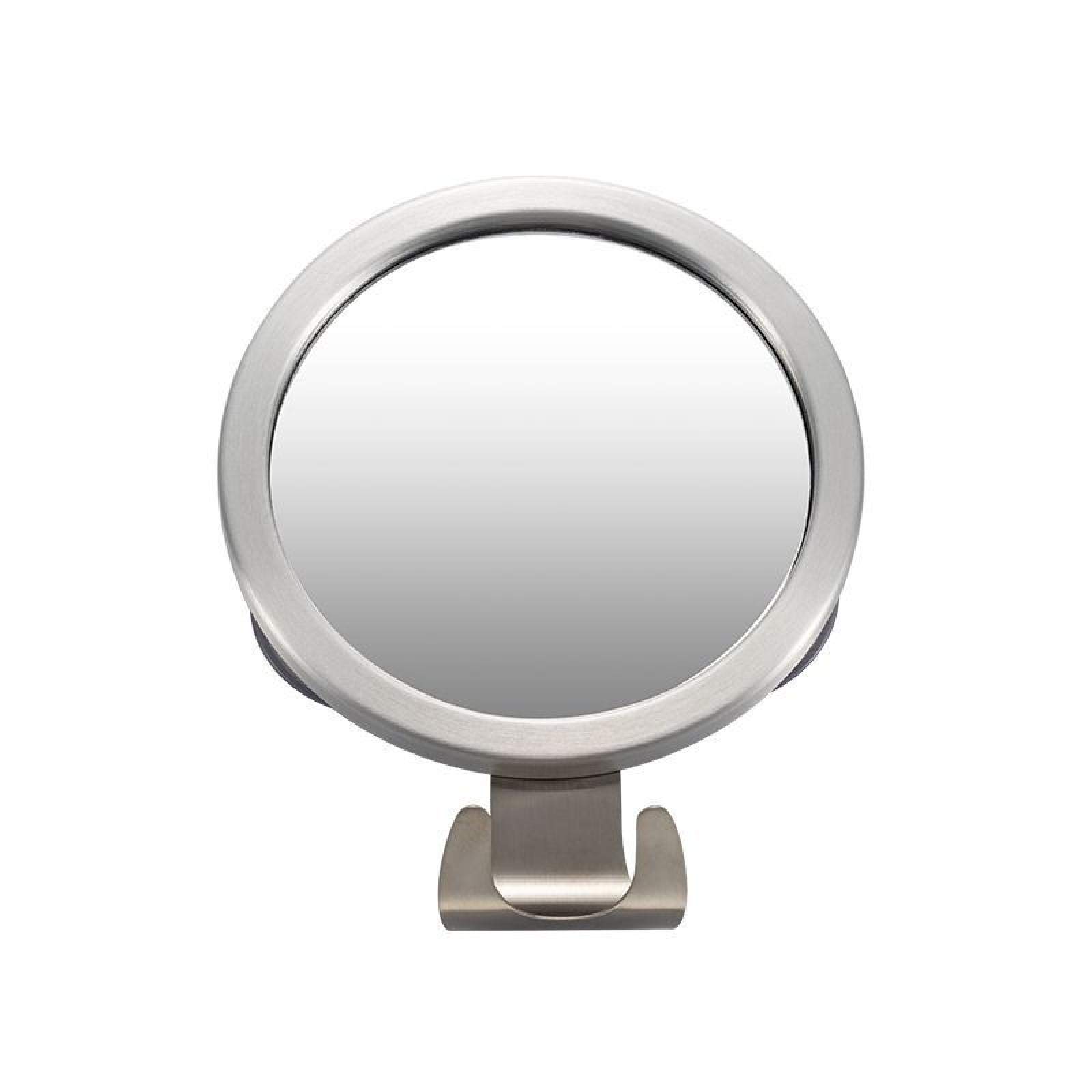 Fog-Free Shower Mirror - Stainless Steel Anti-Fog Shaving & Makeup Mirror with Suction Cup for Bathroom - Perfect for Shaving, Grooming & Skincare in Steamy Showers