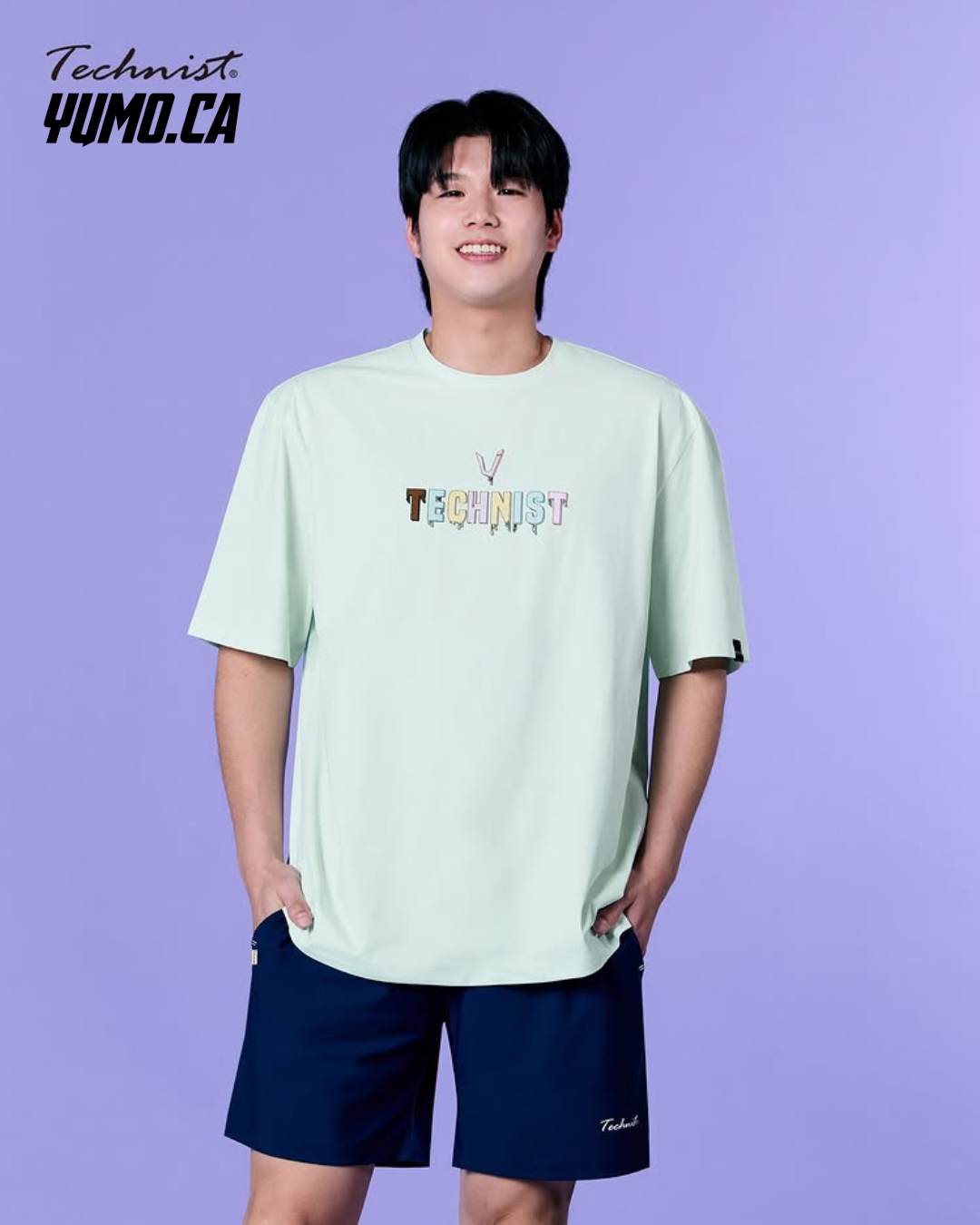 Technist TNT5513 Unisex Cotton-Like Comfort T-Shirt - Soft Breathable Tee for Men & Women in Mint Green - Perfect for Casual Wear, Gym & Everyday Outfits