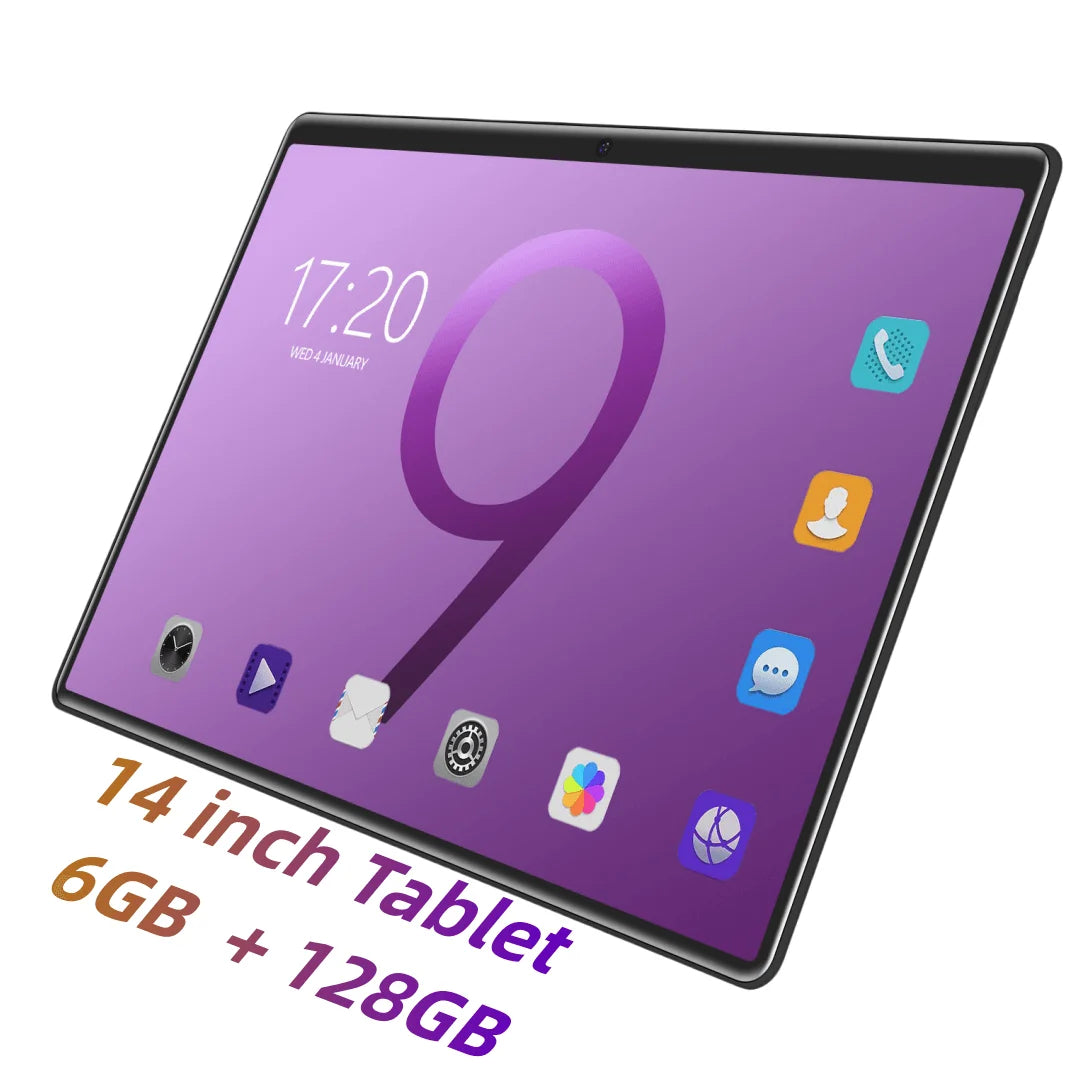 Q14 Tablet Computer - 10.1 Inch Android Tablet with 32GB Storage, Dual Camera, WiFi, Bluetooth - Perfect for Work, Study, and Entertainment at Home or On the Go